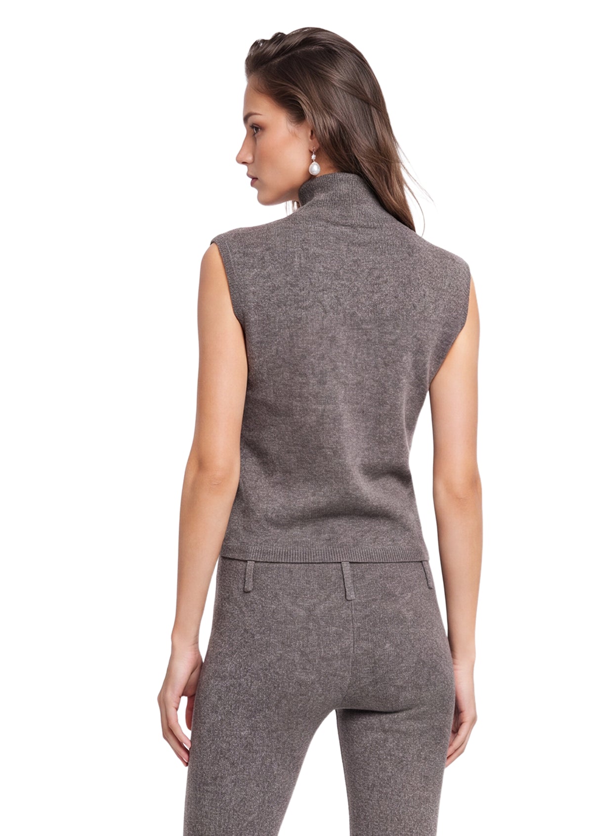 Midikleid in A-Linie mit Blumenmuster und Laternenärmeln