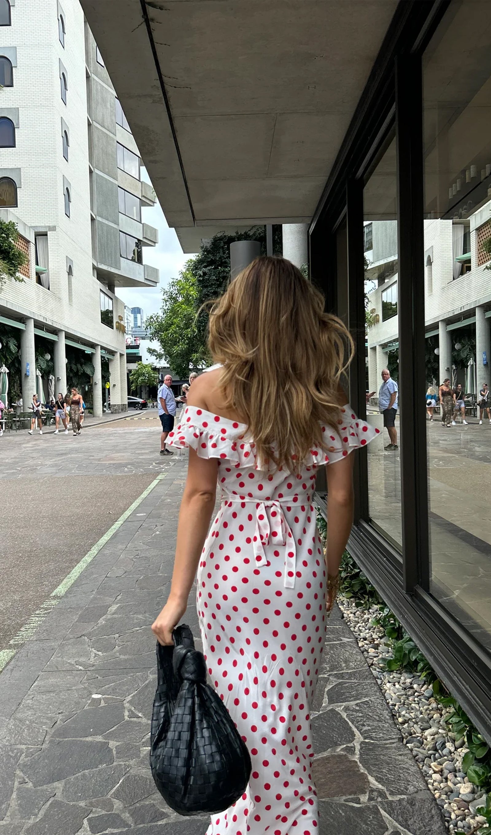 Polka Dot Maxi Dress