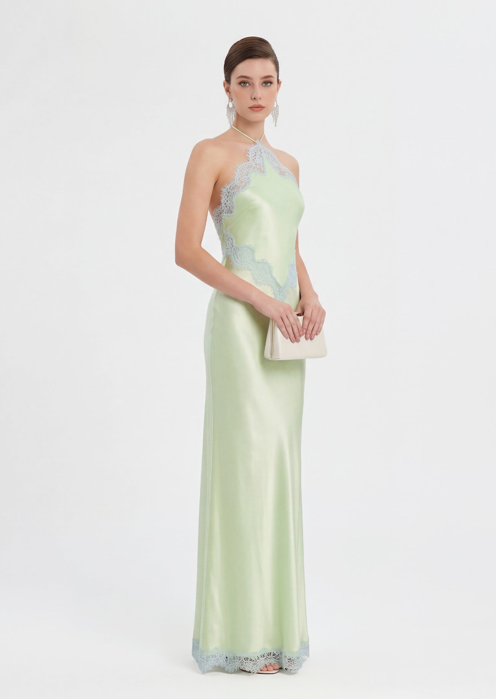 Eigra Halter-Neck Maxi Dress