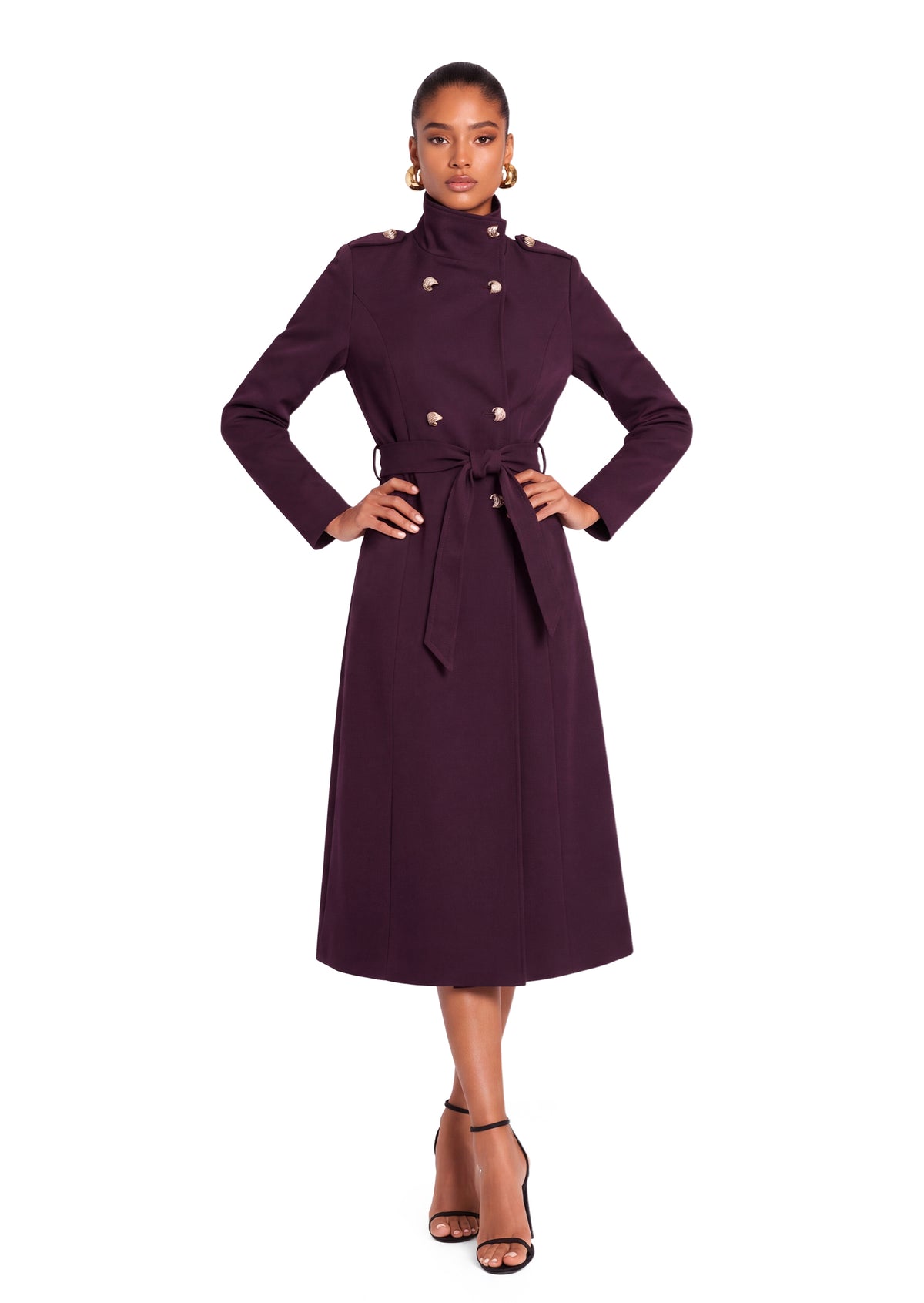 Aapo Long High Neck Coat