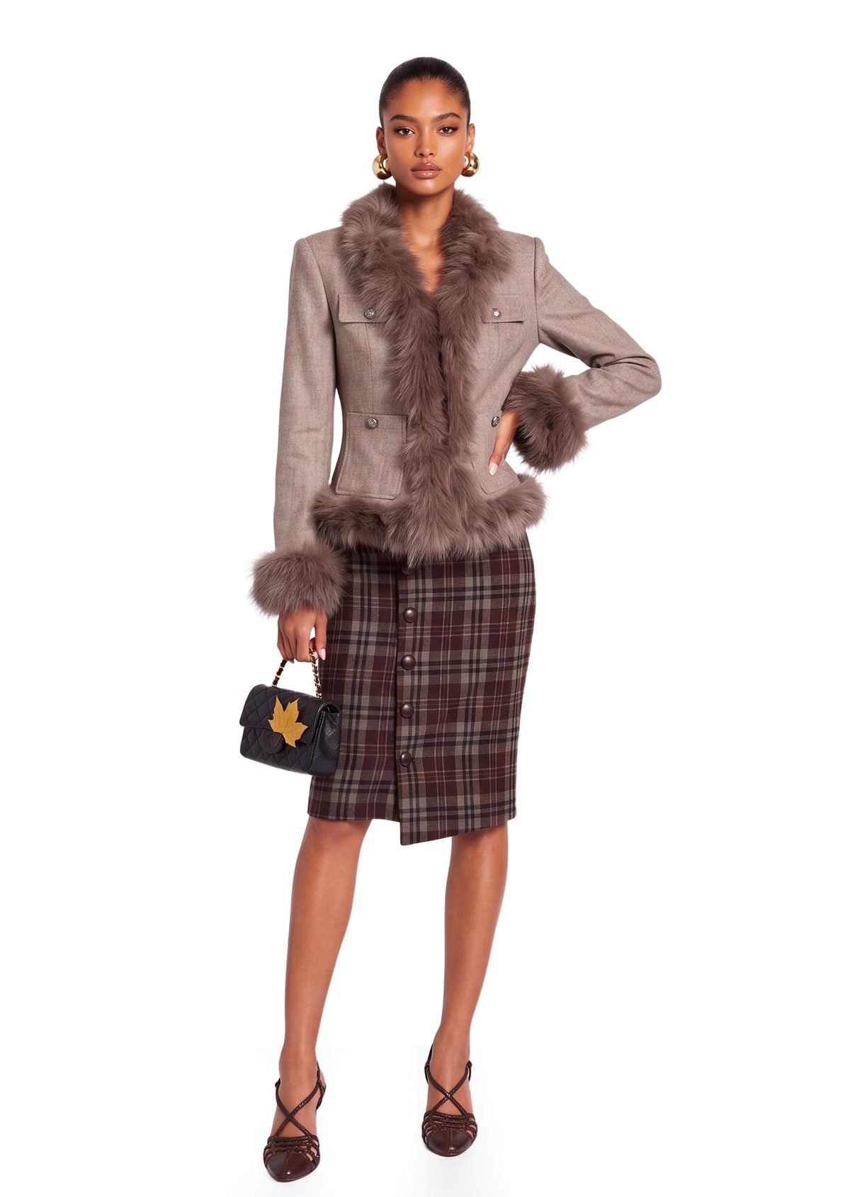 Aarav Long Sleeved Cropped Jacket