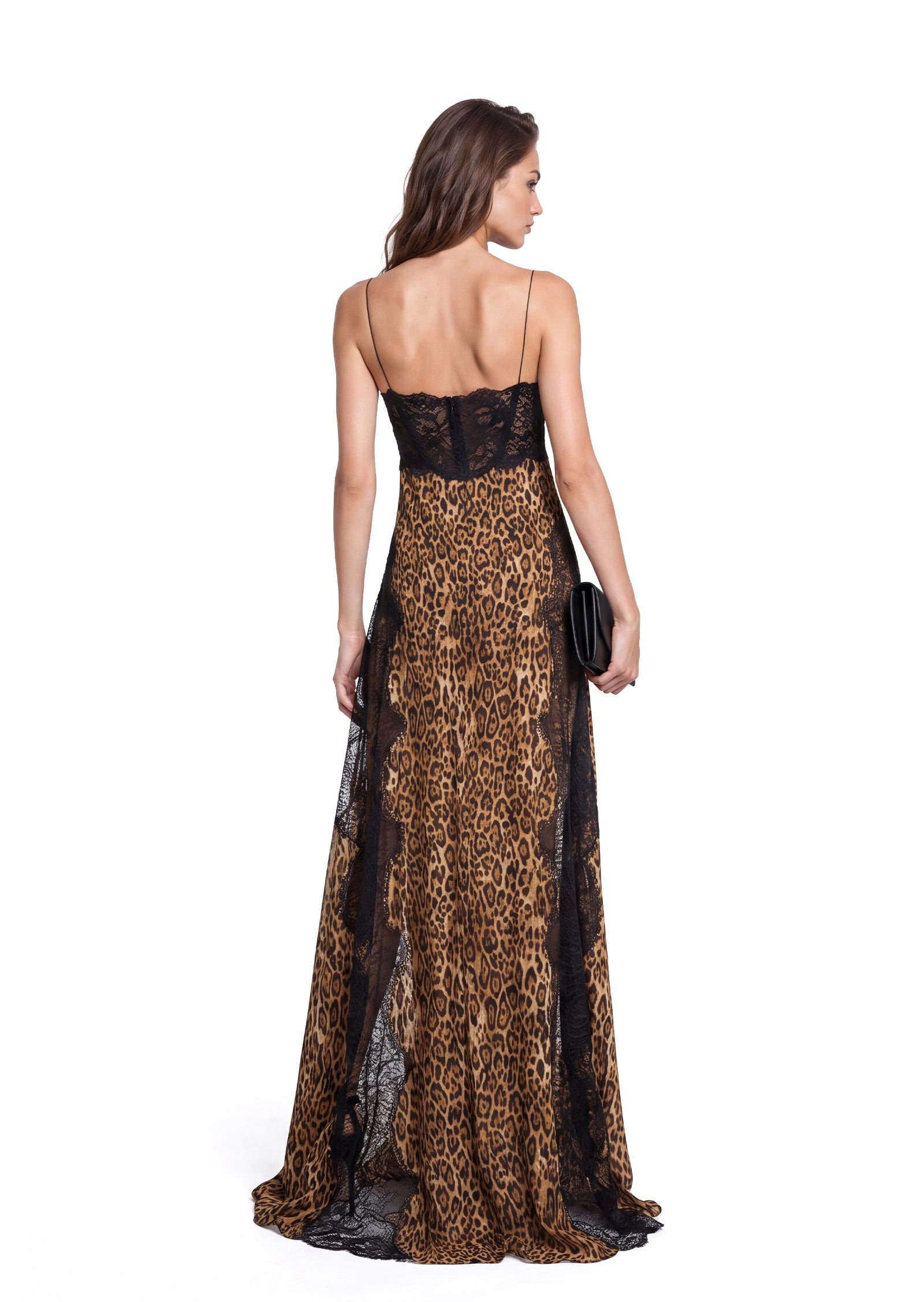 Mahina Sleeveless Printed Lace Maxi Dress