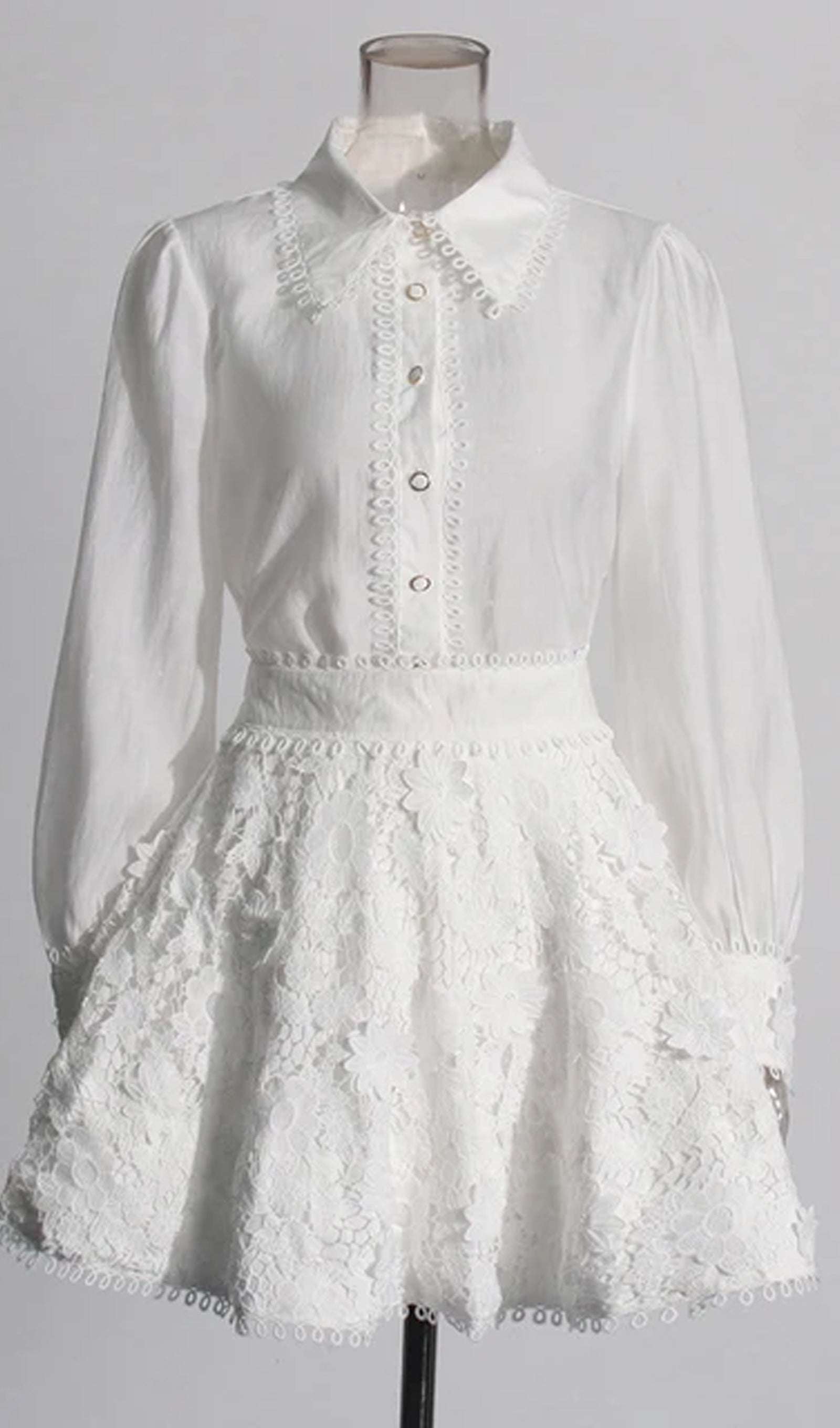 Embellished Appliquéd Top & Skirt Sets