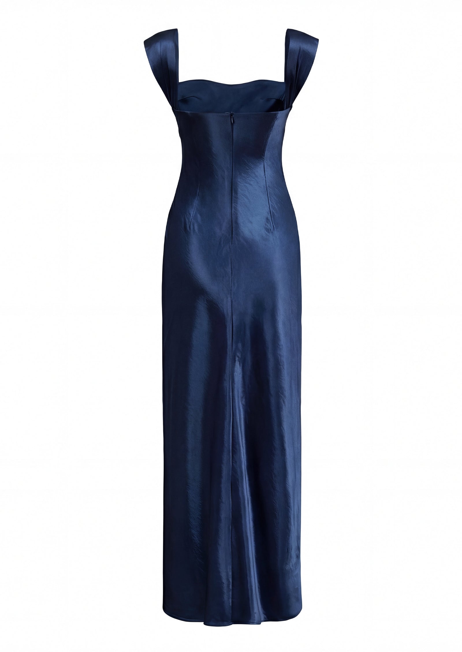 Midikleid in A-Linie mit Blumenmuster und Laternenärmeln
