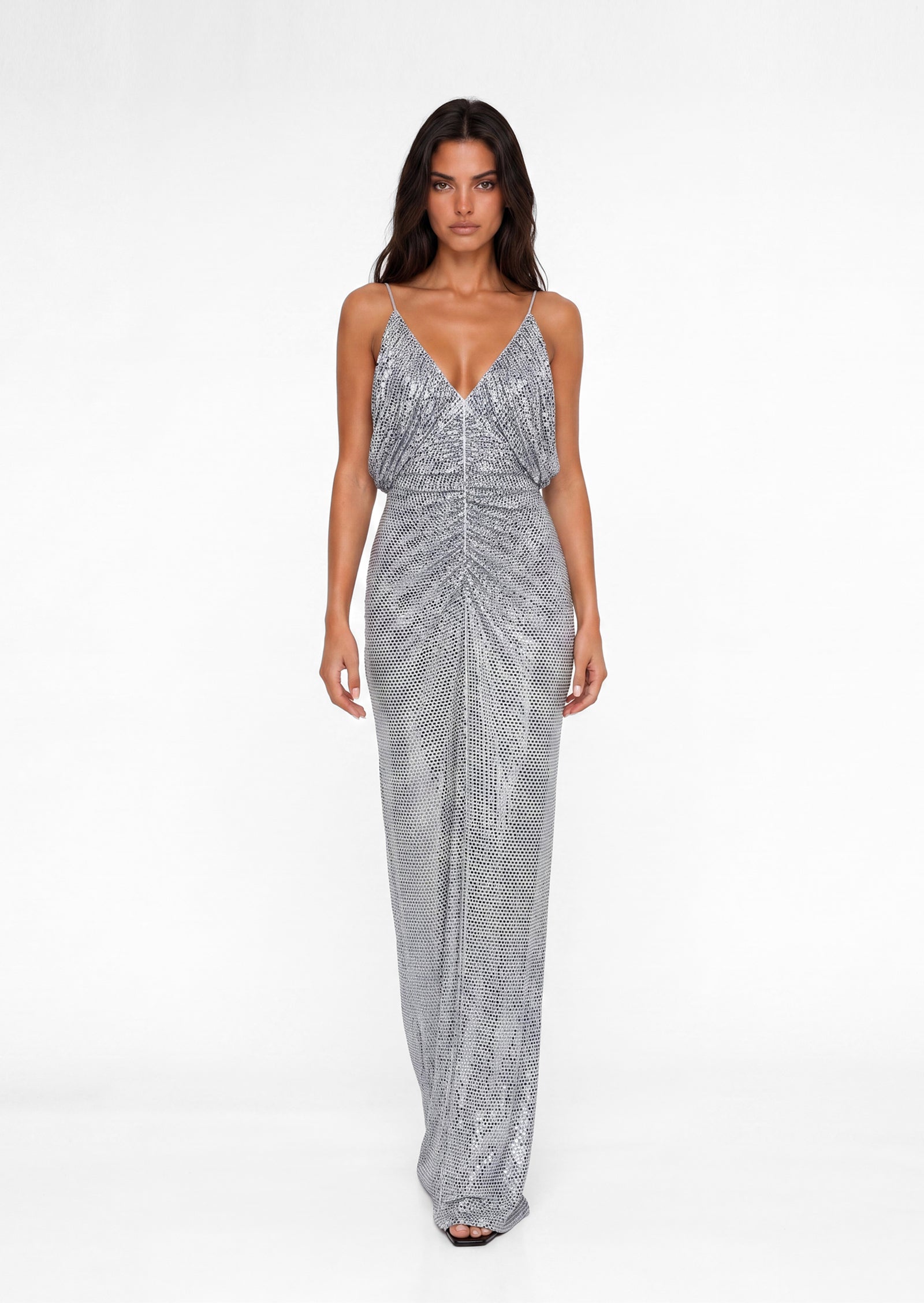 Dagny Rhinestone Sleeveless Maxi Dress