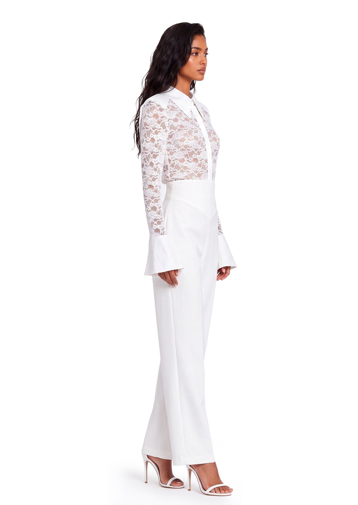 Aaliyah Bell Sleeve Lace Top