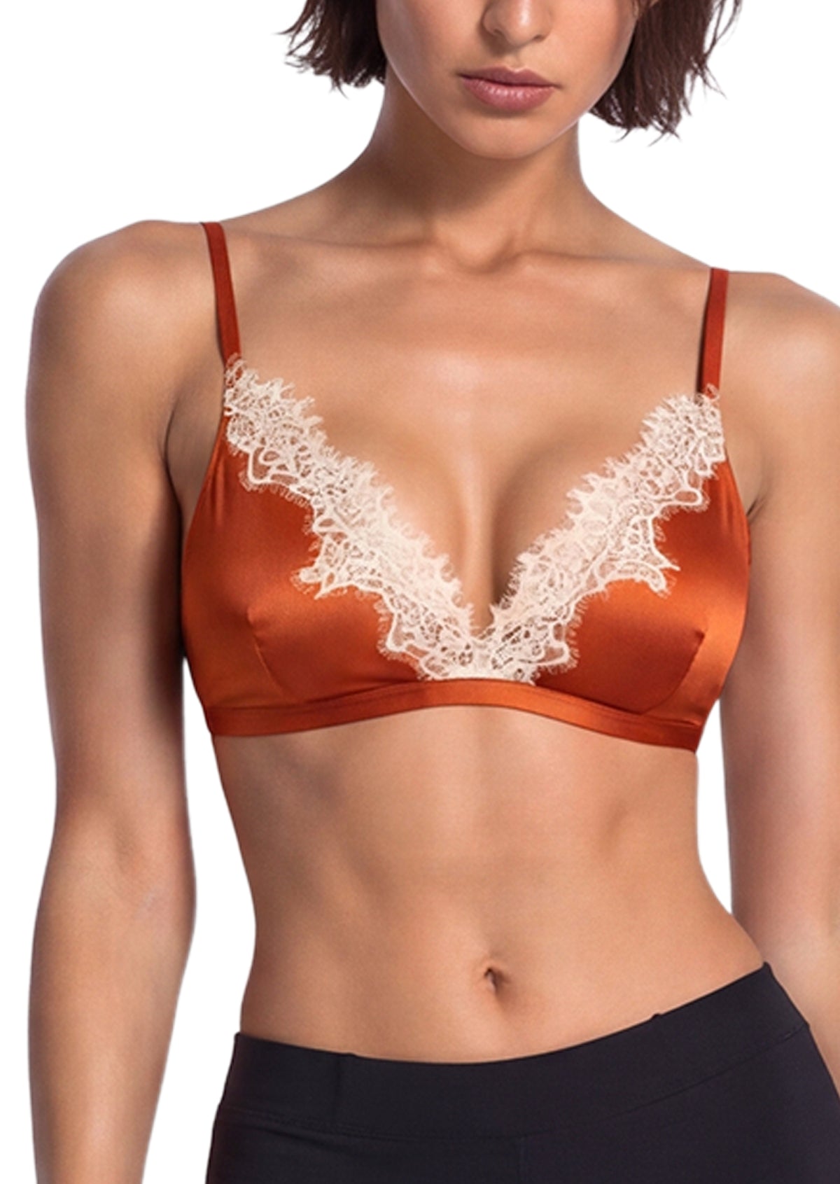 Zarita Satin  Lace Bra