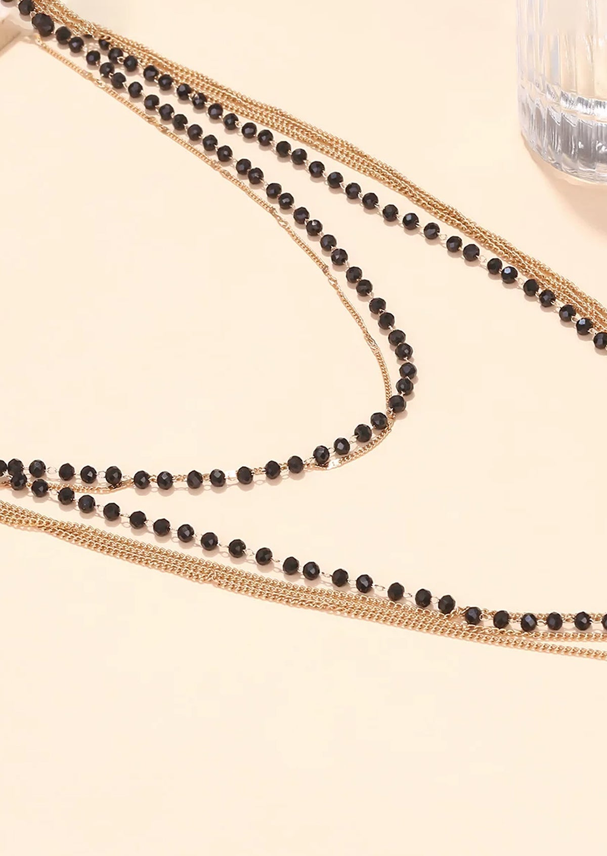 Zarola Multi Strand Beaded Necklace