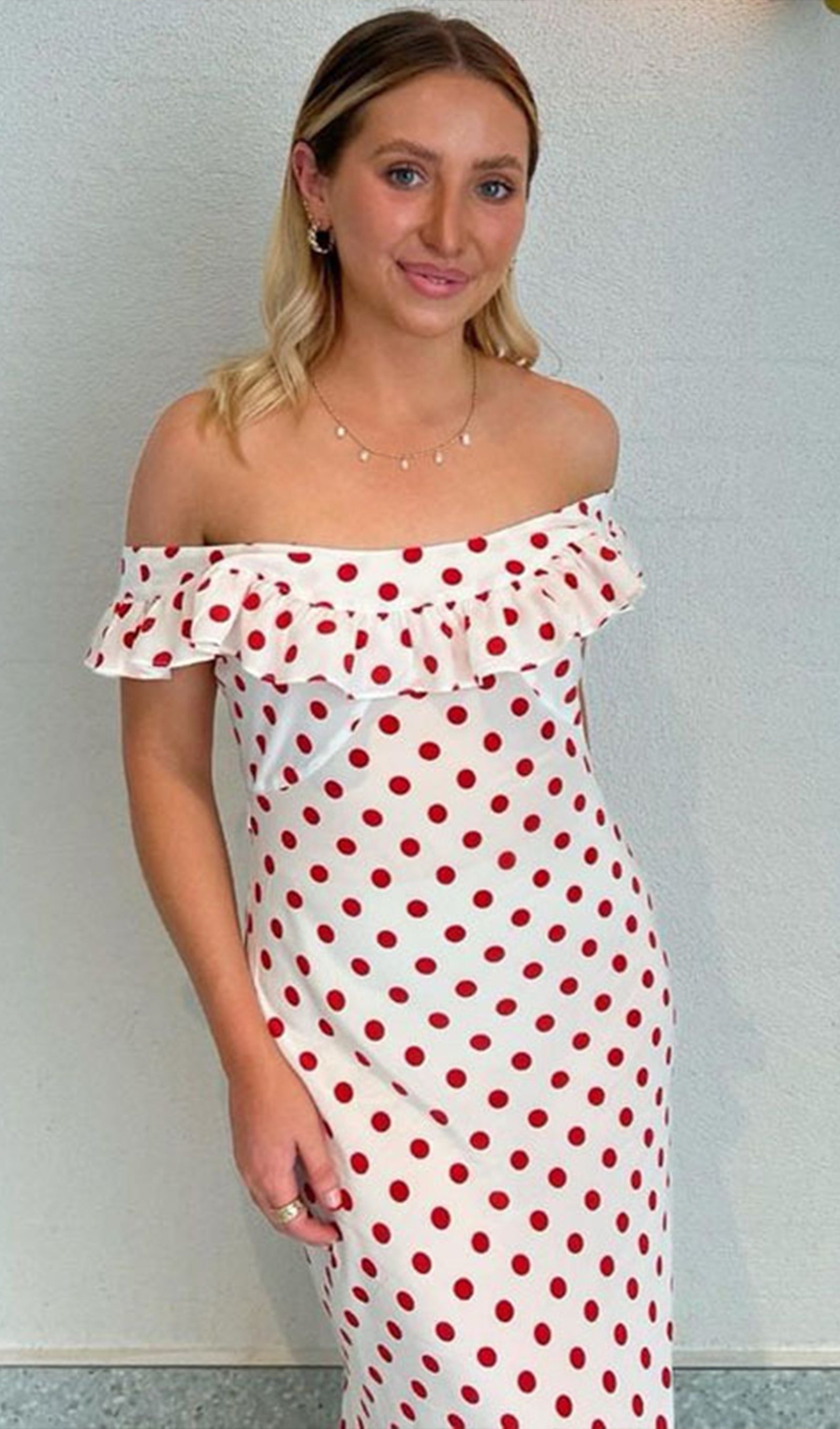 Polka Dot Maxi Dress