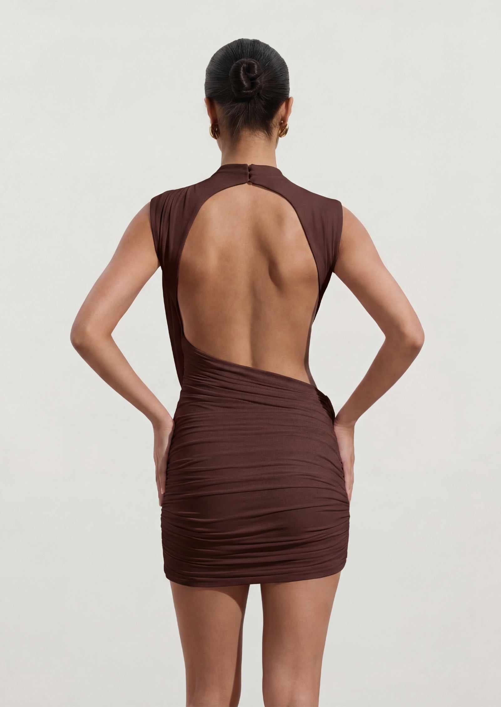 Mireya Drape Mini Dress
