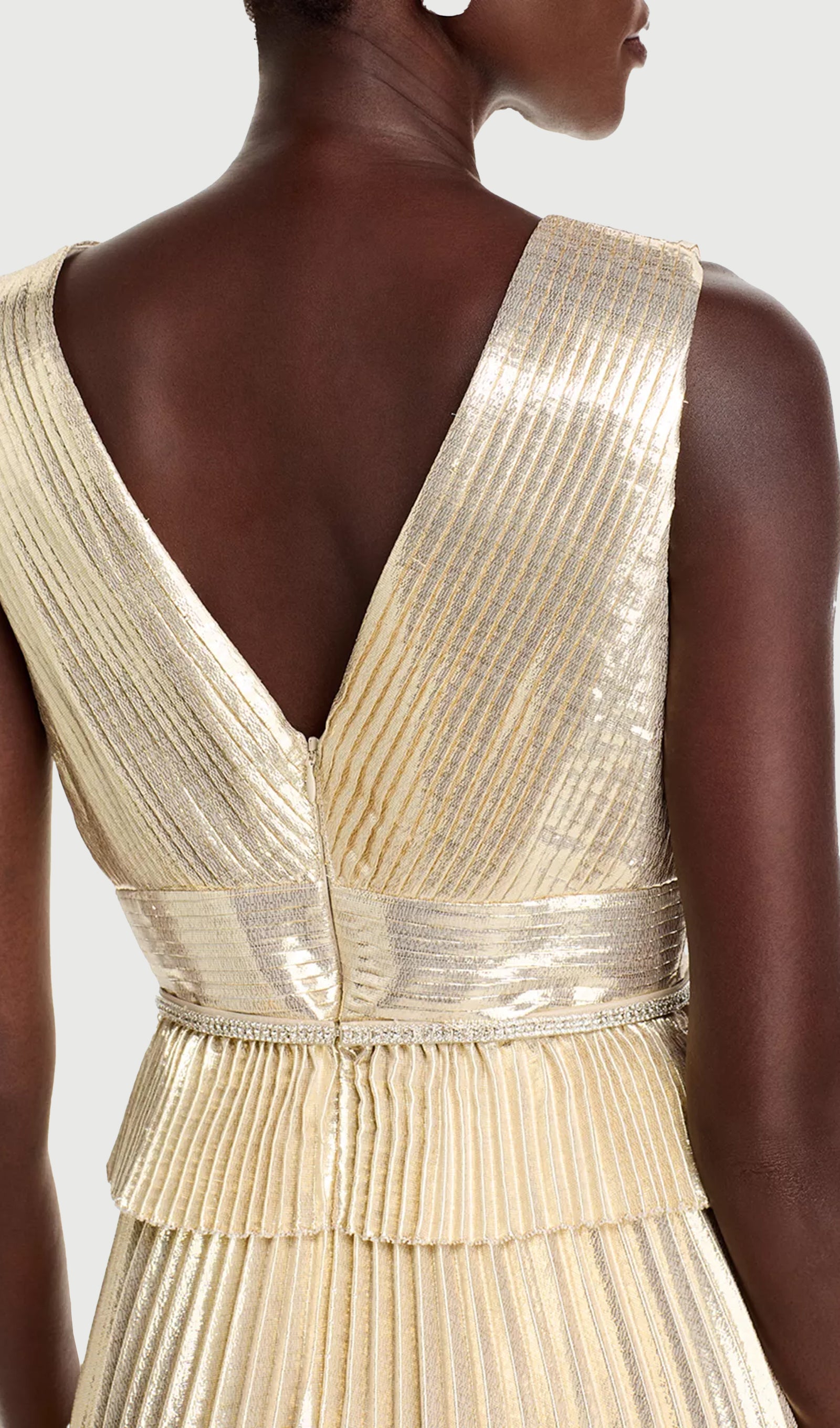 Midikleid in A-Linie mit Blumenmuster und Laternenärmeln