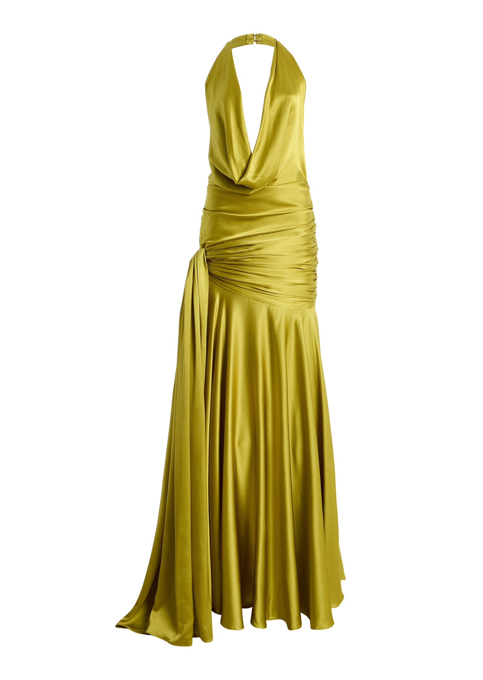 Midikleid in A-Linie mit Blumenmuster und Laternenärmeln