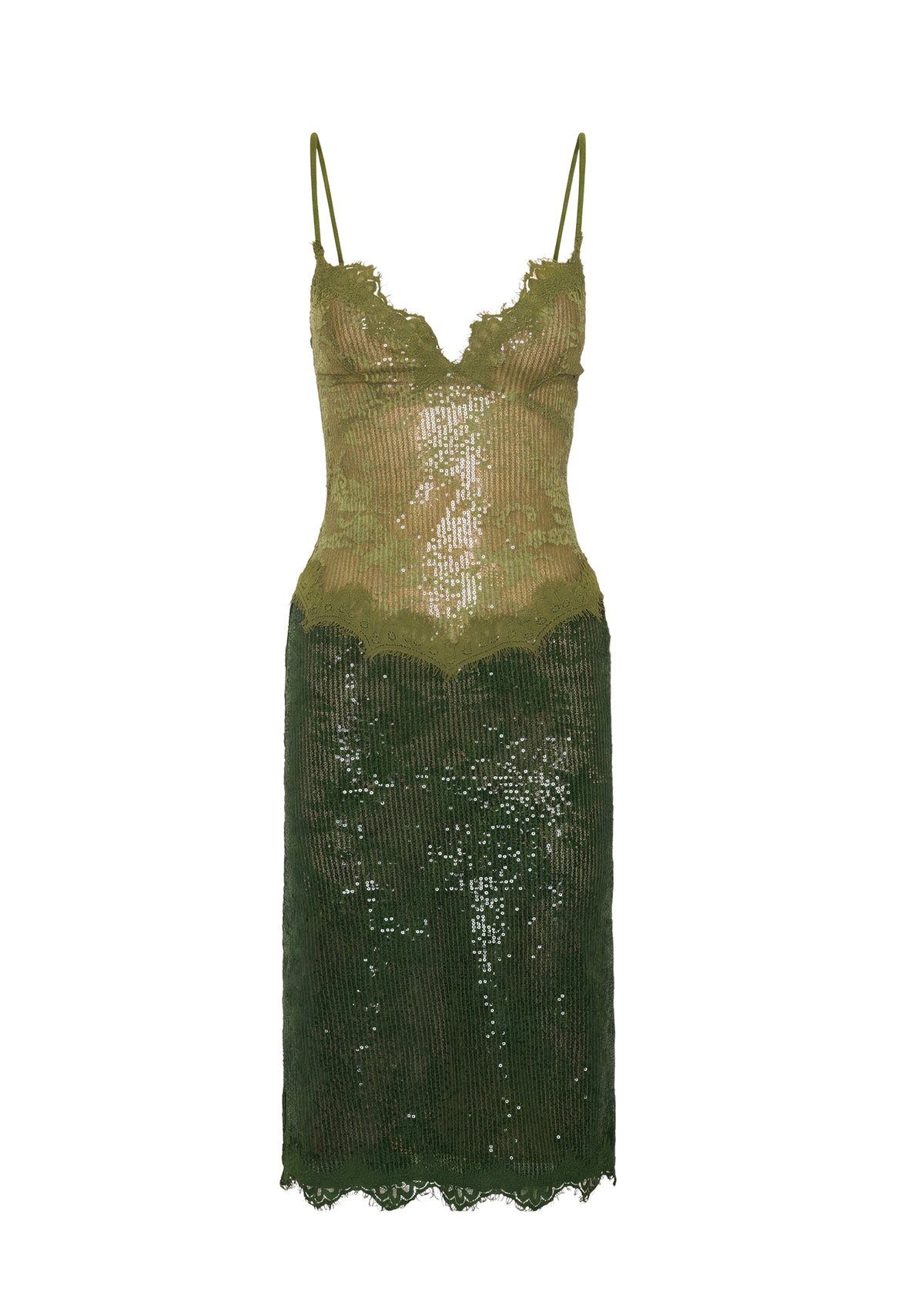 Zarifa Sequin Sleeveless Midi Dress