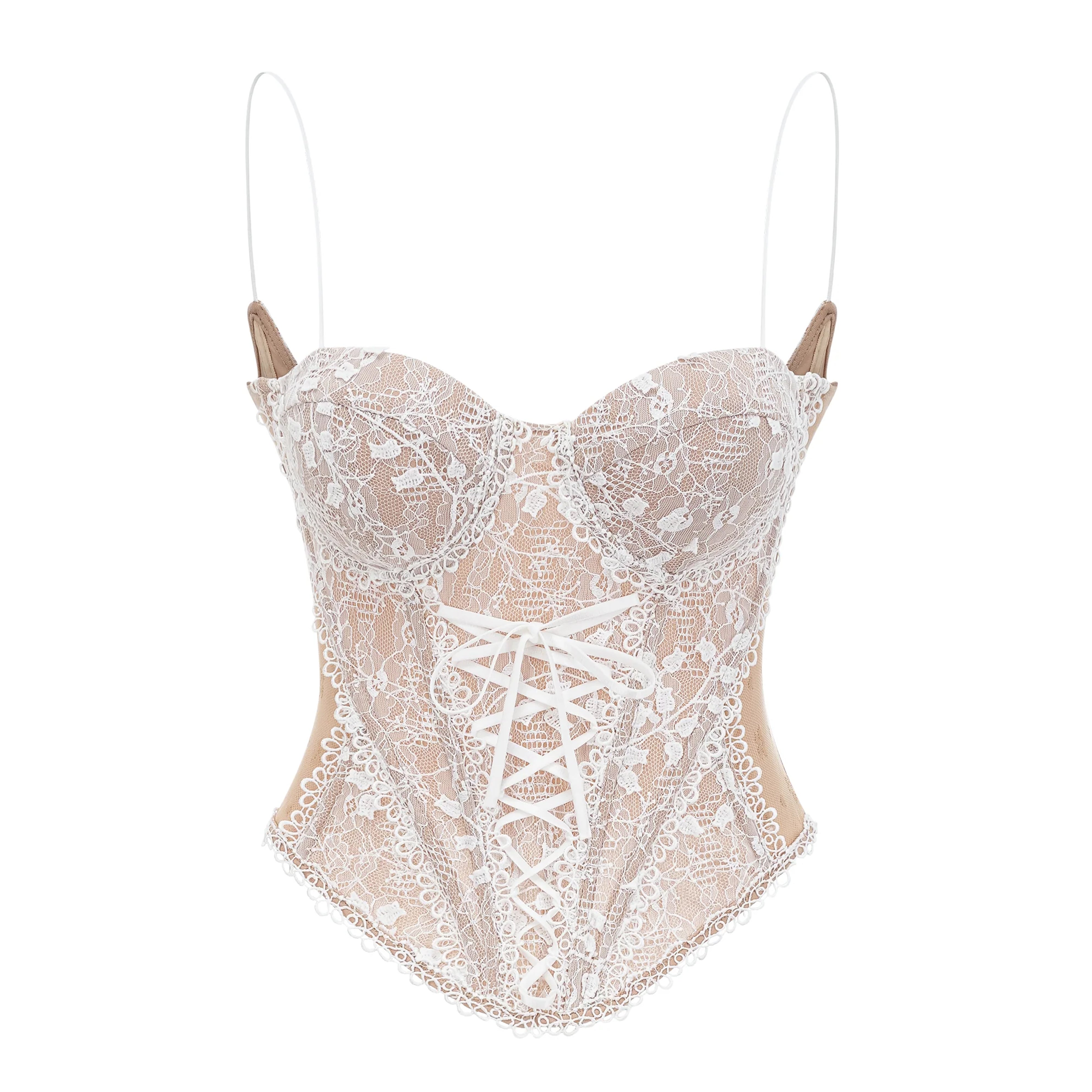 Maura Lace Corsetry Top