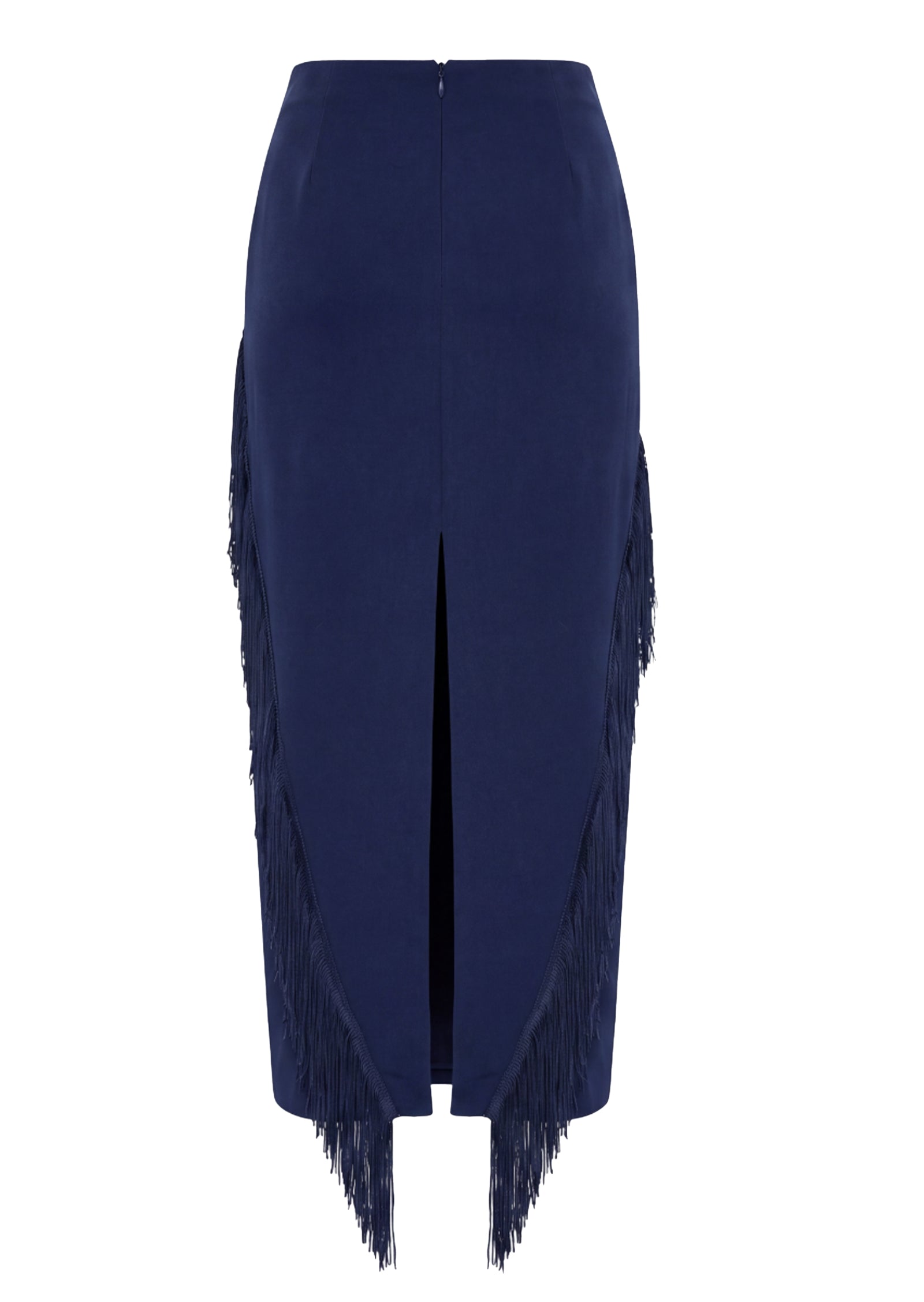 Midikleid in A-Linie mit Blumenmuster und Laternenärmeln