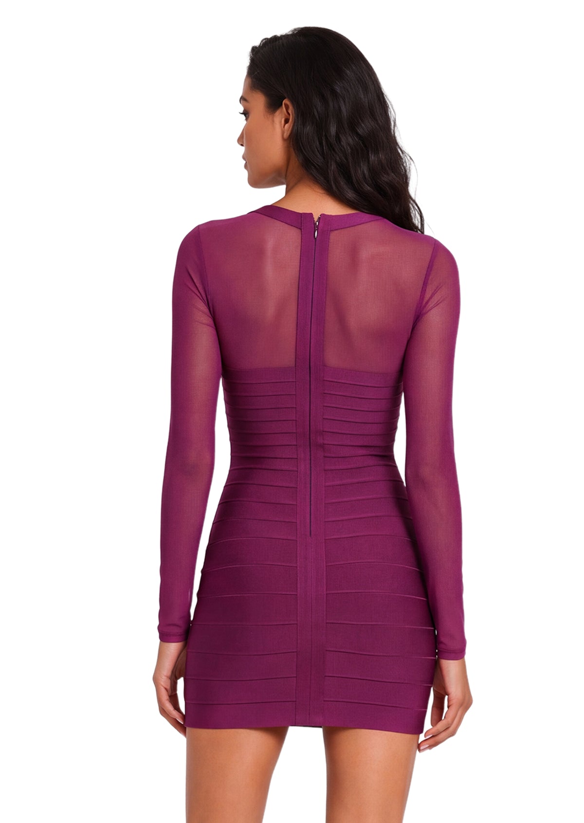 Abena Long Sleeve Mini Dress