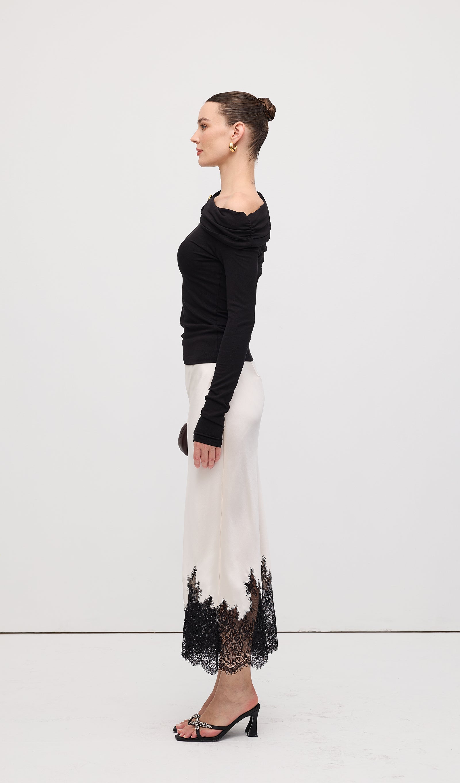 Pleated Off Shoulder Top