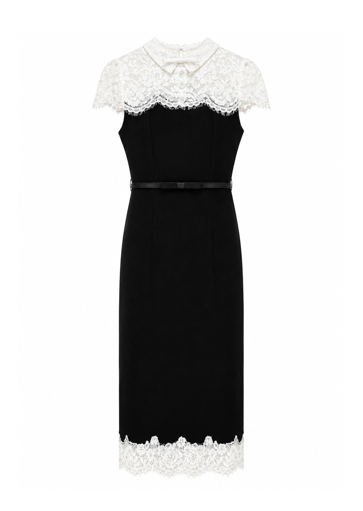 Ululani Lace Short Sleeved Midi Dress