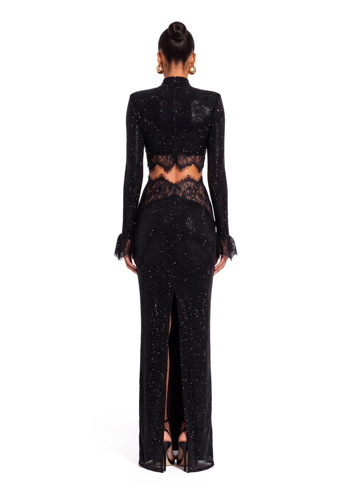 Yanis Cropped Top & Skirt Lace Set