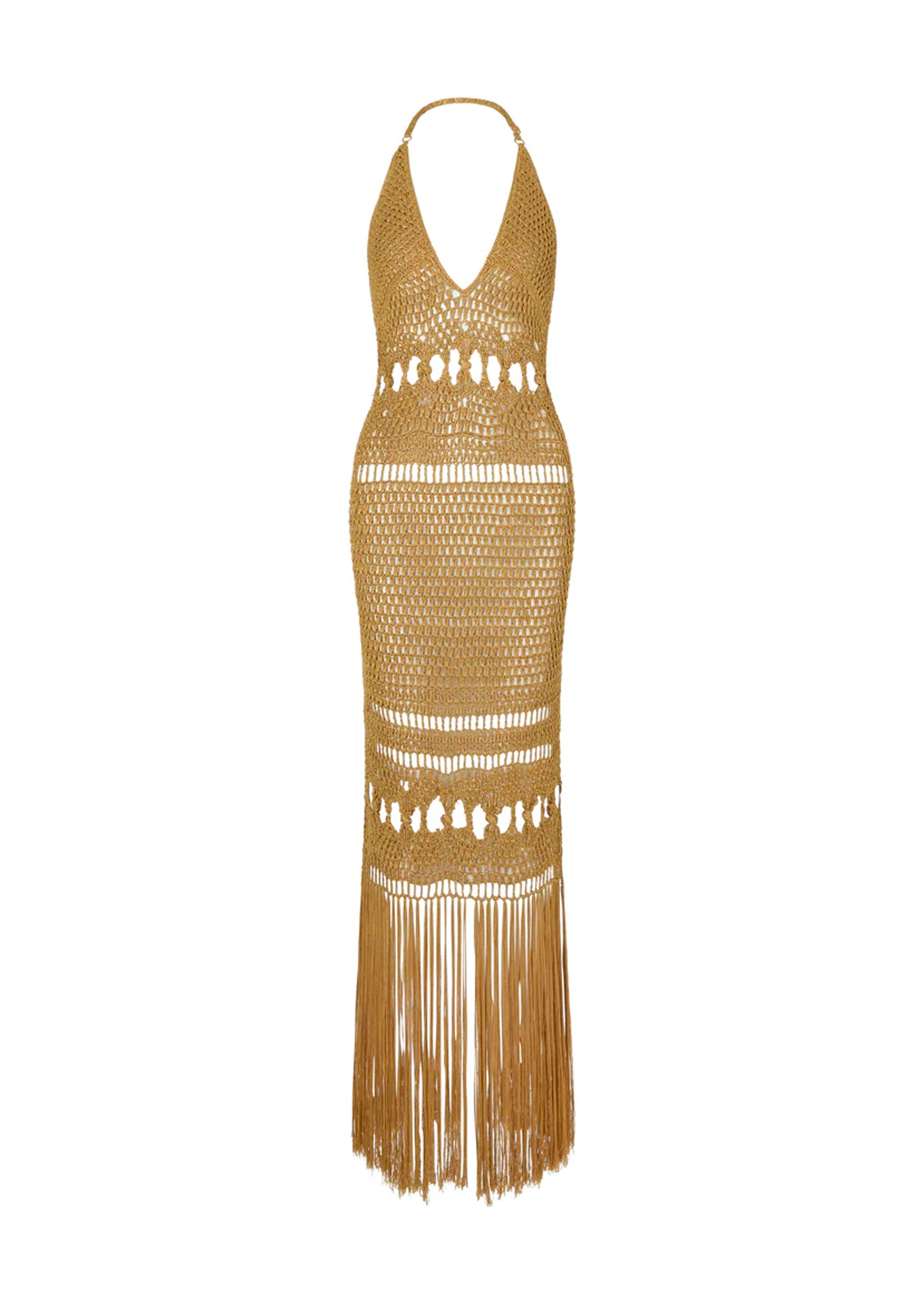 Kiara Crochet Knit Maxi Dress