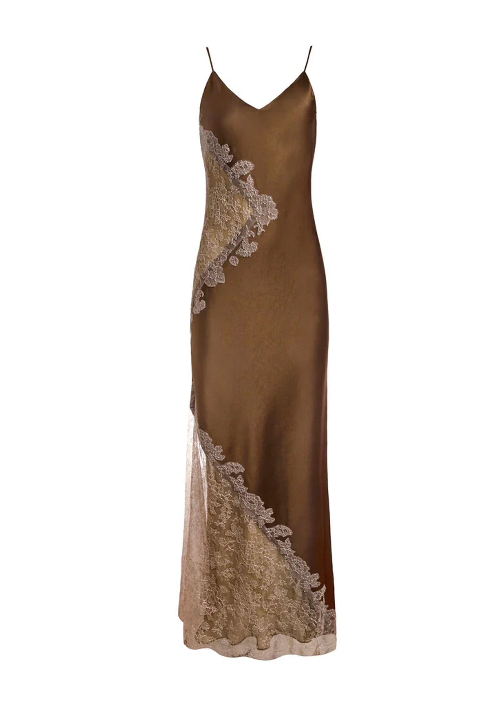 Midikleid in A-Linie mit Blumenmuster und Laternenärmeln