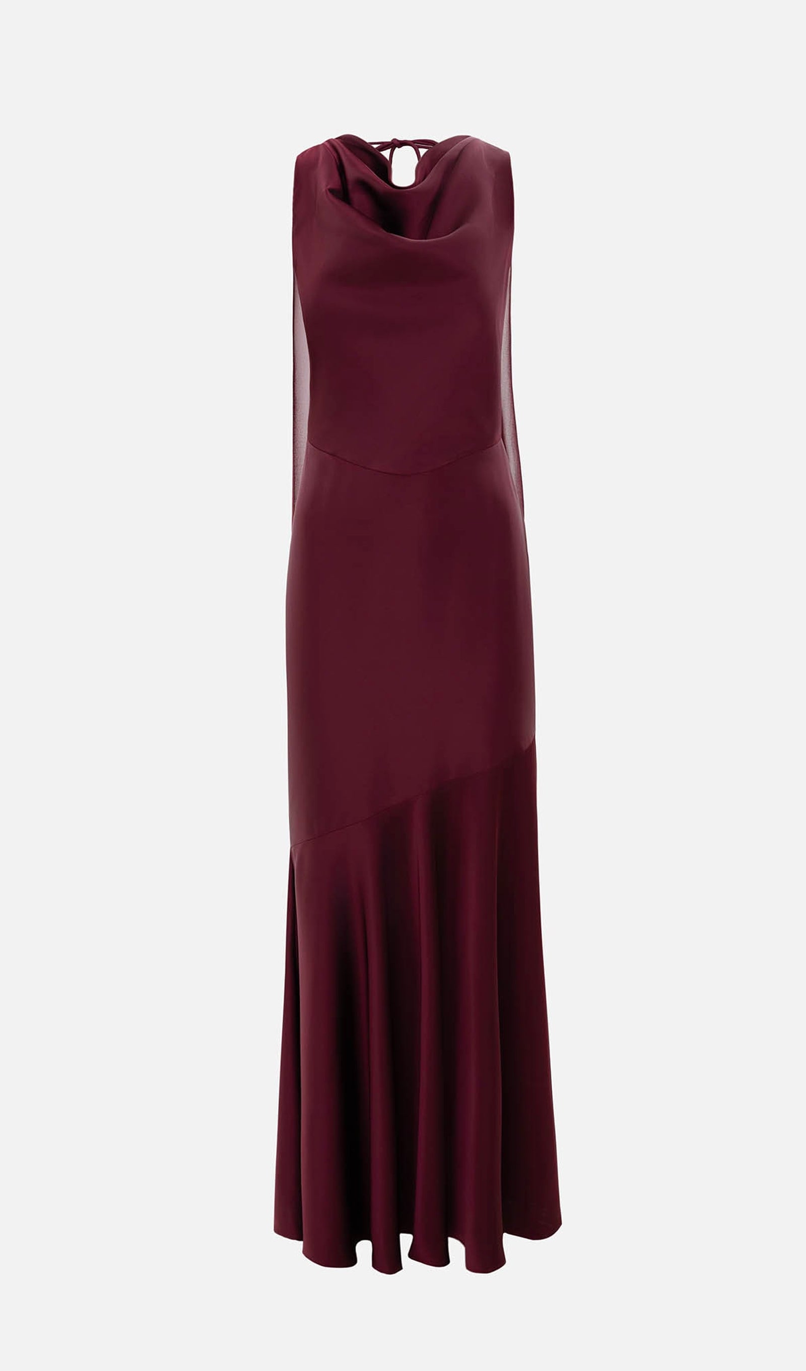 Midikleid in A-Linie mit Blumenmuster und Laternenärmeln