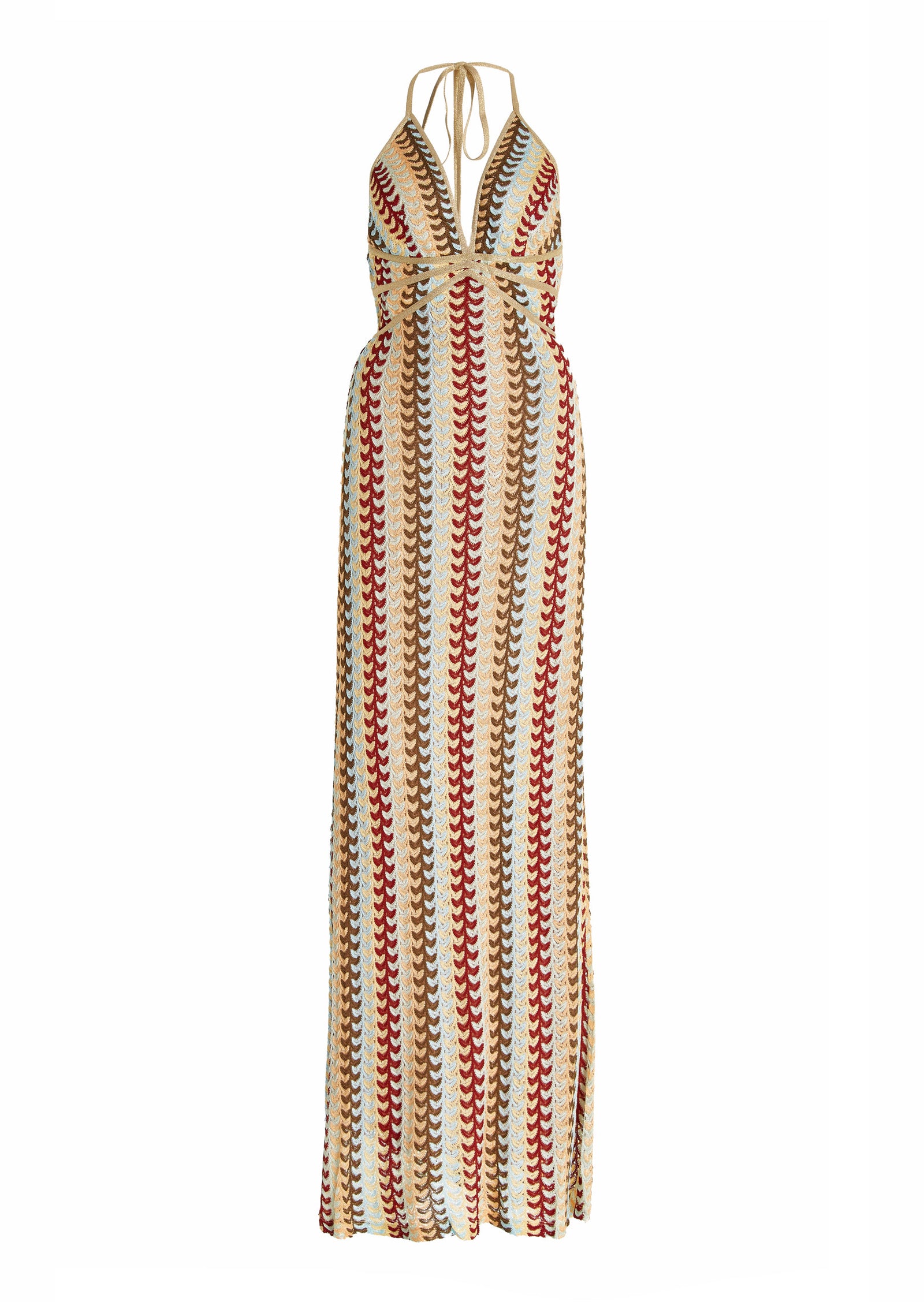 Alexis Crochet Halter Maxi Dress