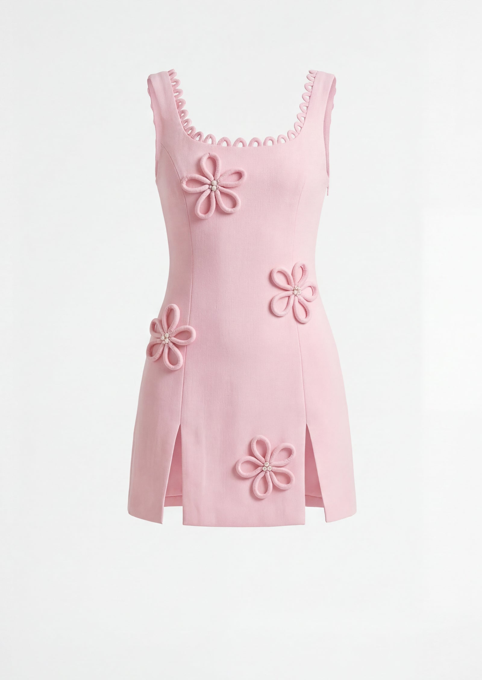 Mily Flower Form Mini Dress