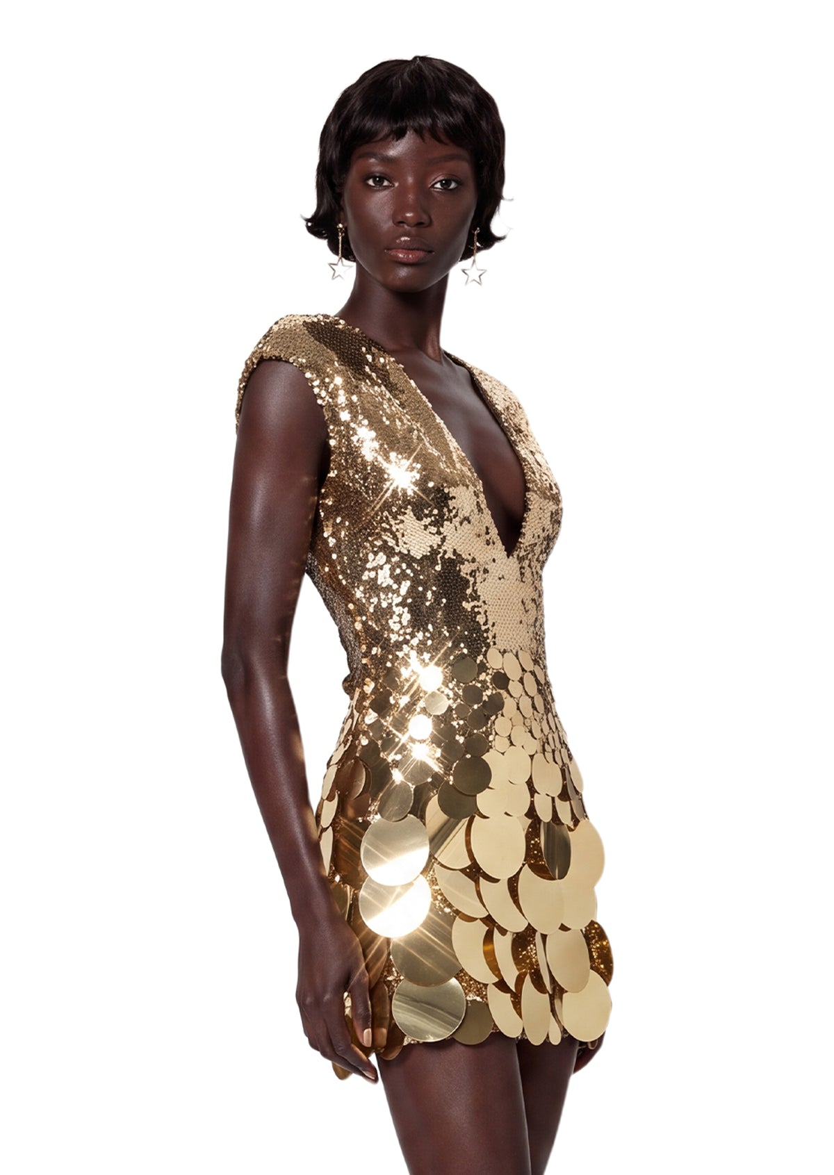 Gable Sleeveless Sequin Mini Dress