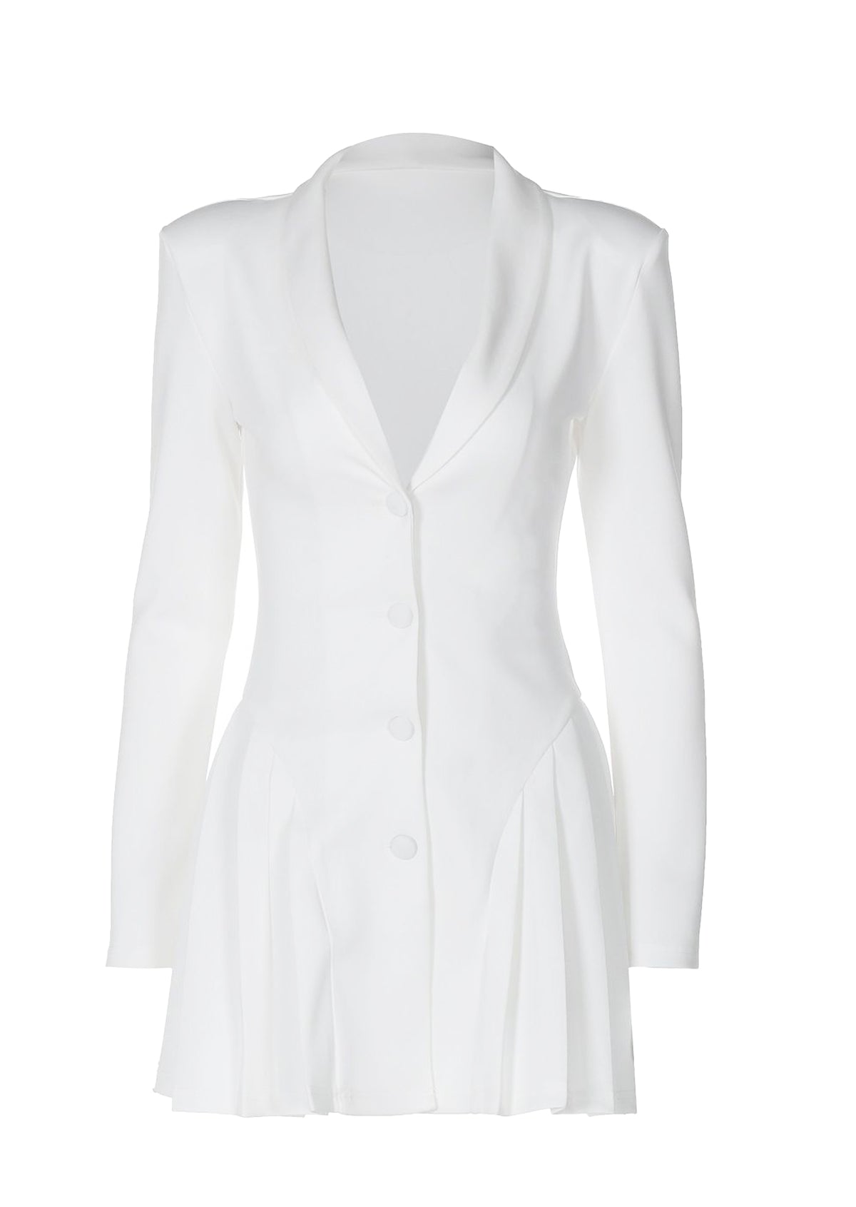 Midikleid in A-Linie mit Blumenmuster und Laternenärmeln