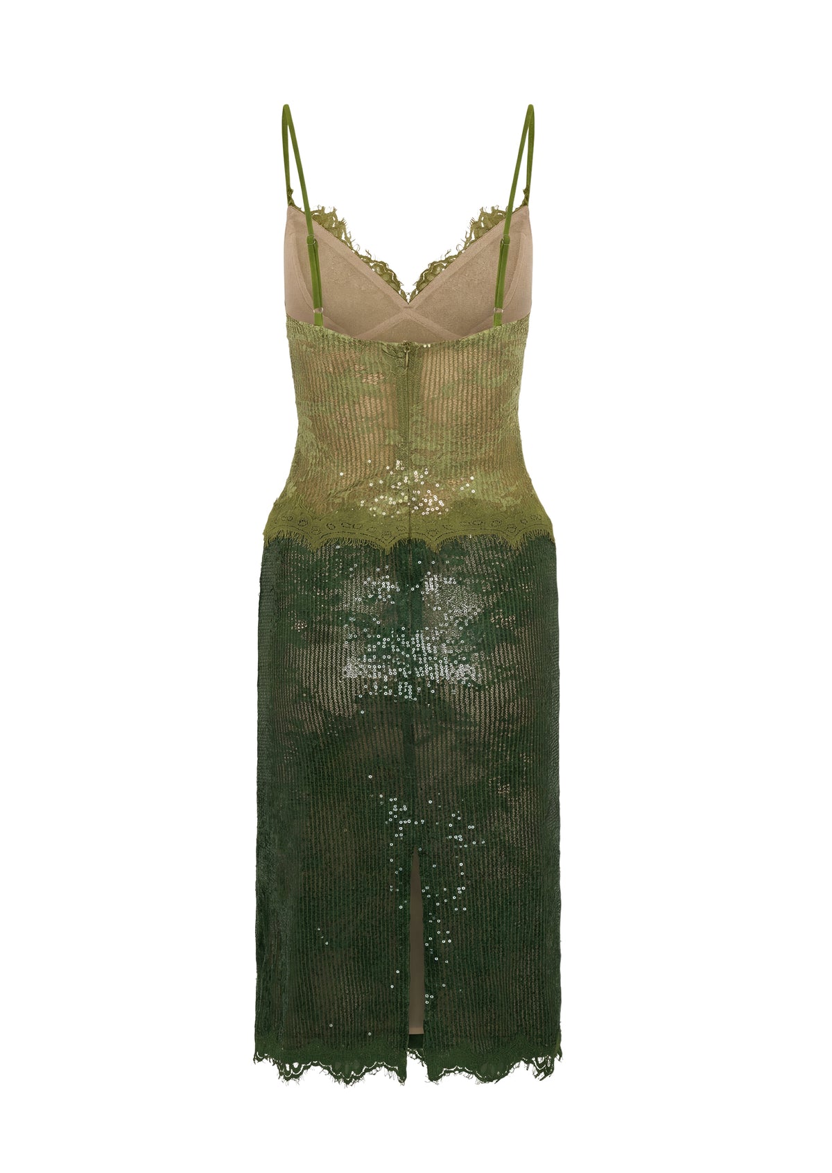 Zarifa Sequin Sleeveless Midi Dress