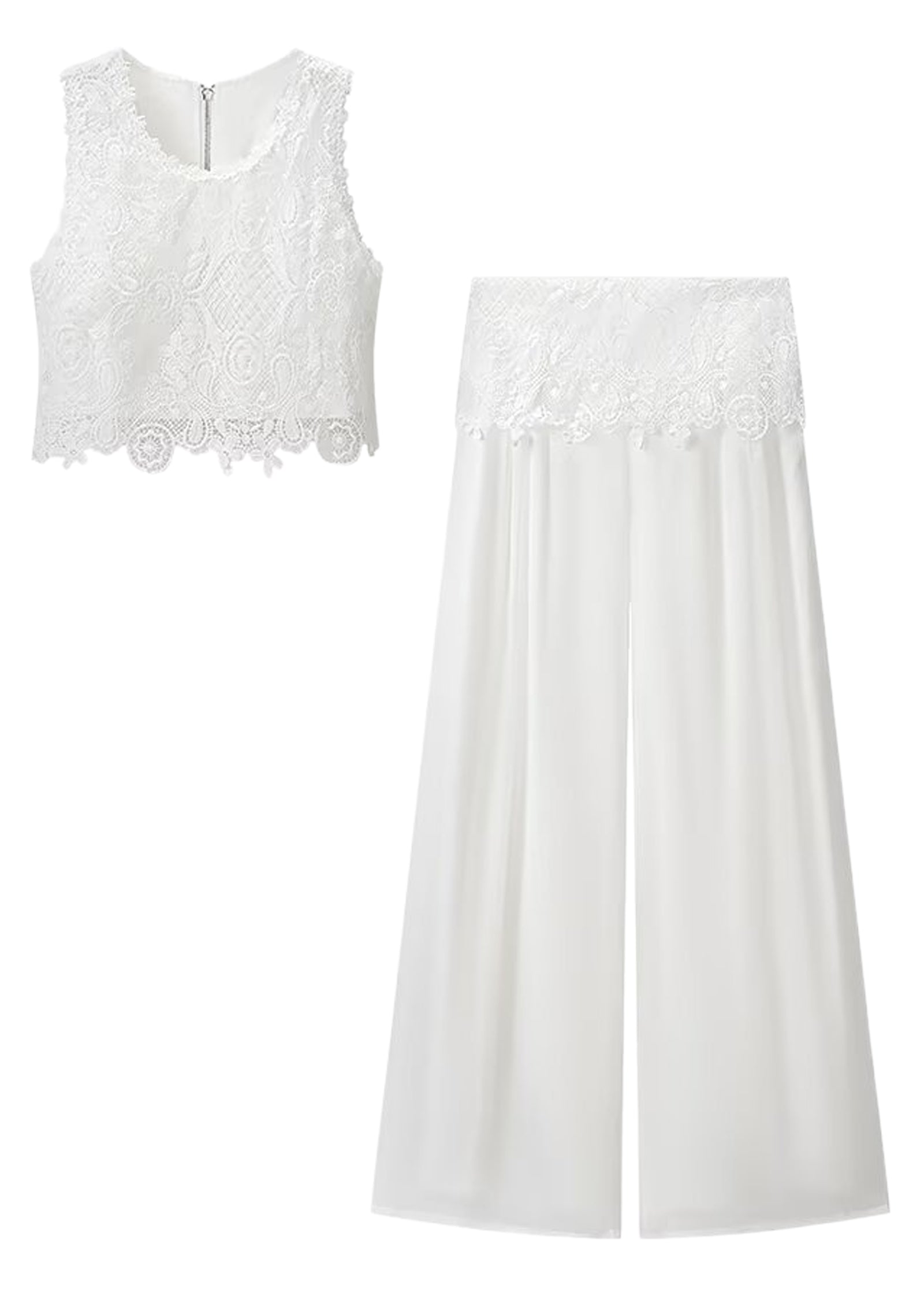 Midikleid in A-Linie mit Blumenmuster und Laternenärmeln