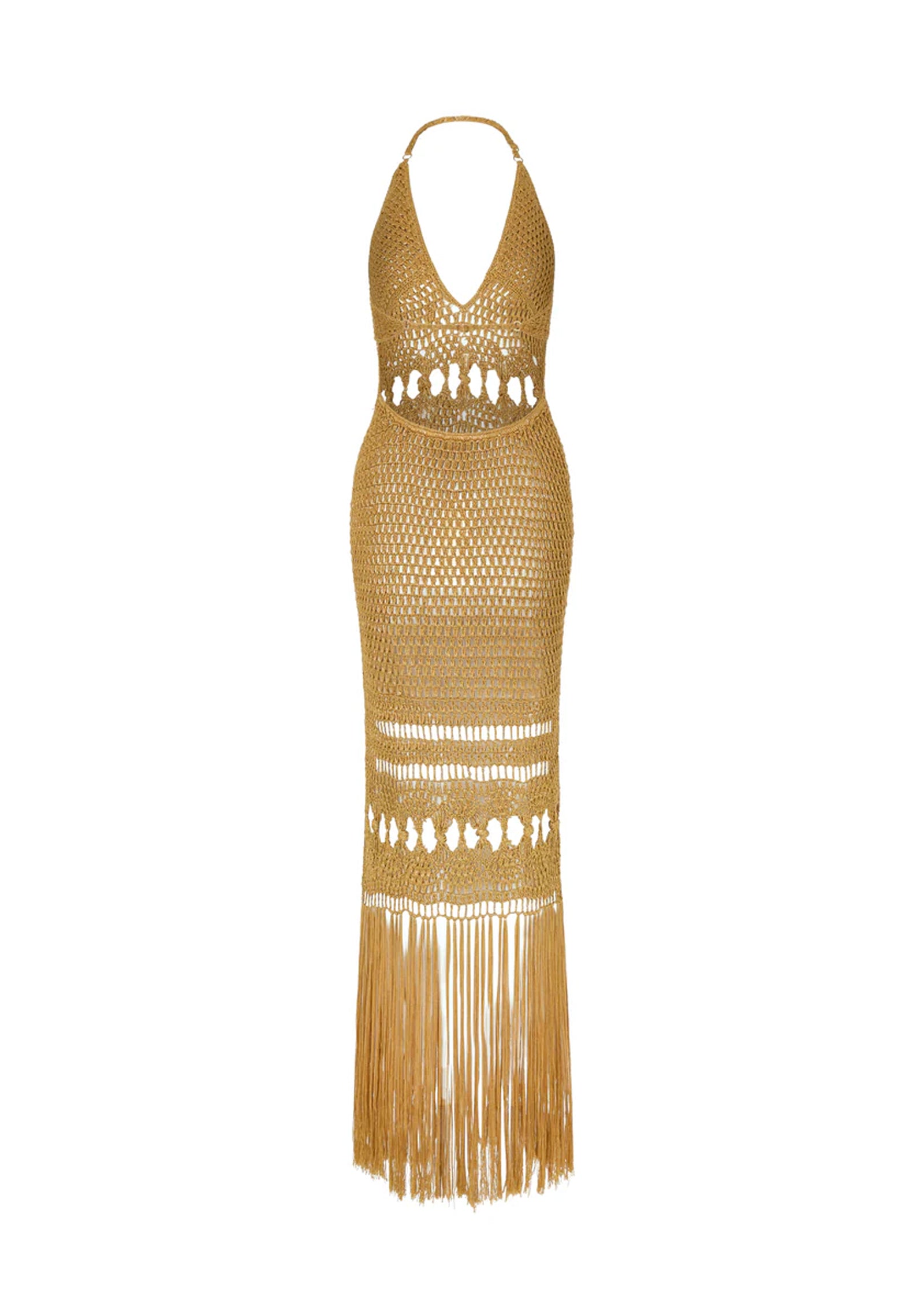 Kiara Crochet Knit Maxi Dress
