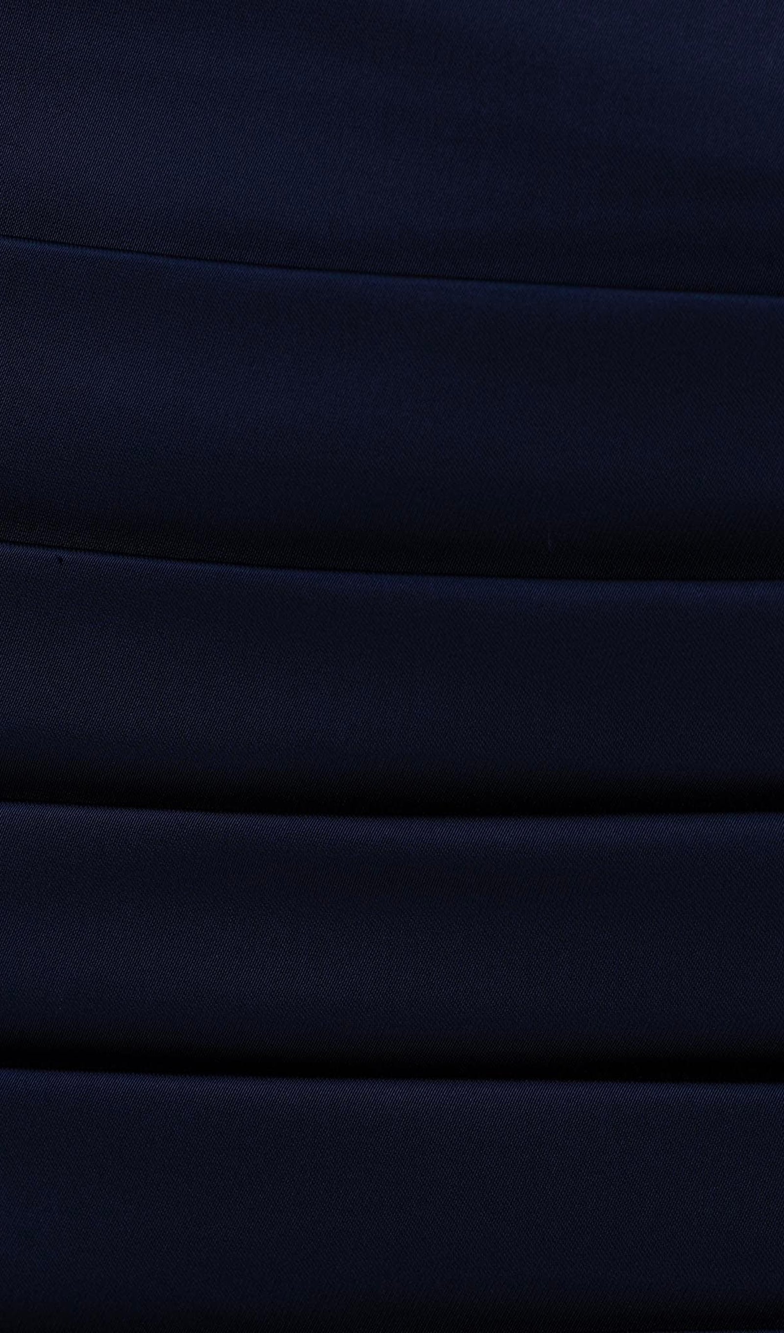 Midikleid in A-Linie mit Blumenmuster und Laternenärmeln