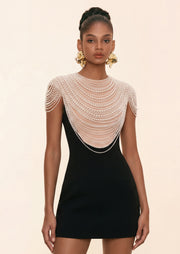 Midikleid in A-Linie mit Blumenmuster und Laternenärmeln