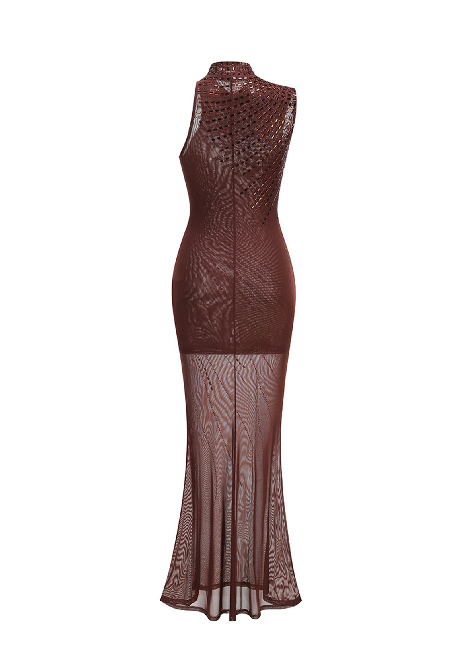 Wanahton Sleeveless Maxi Dress In Brown