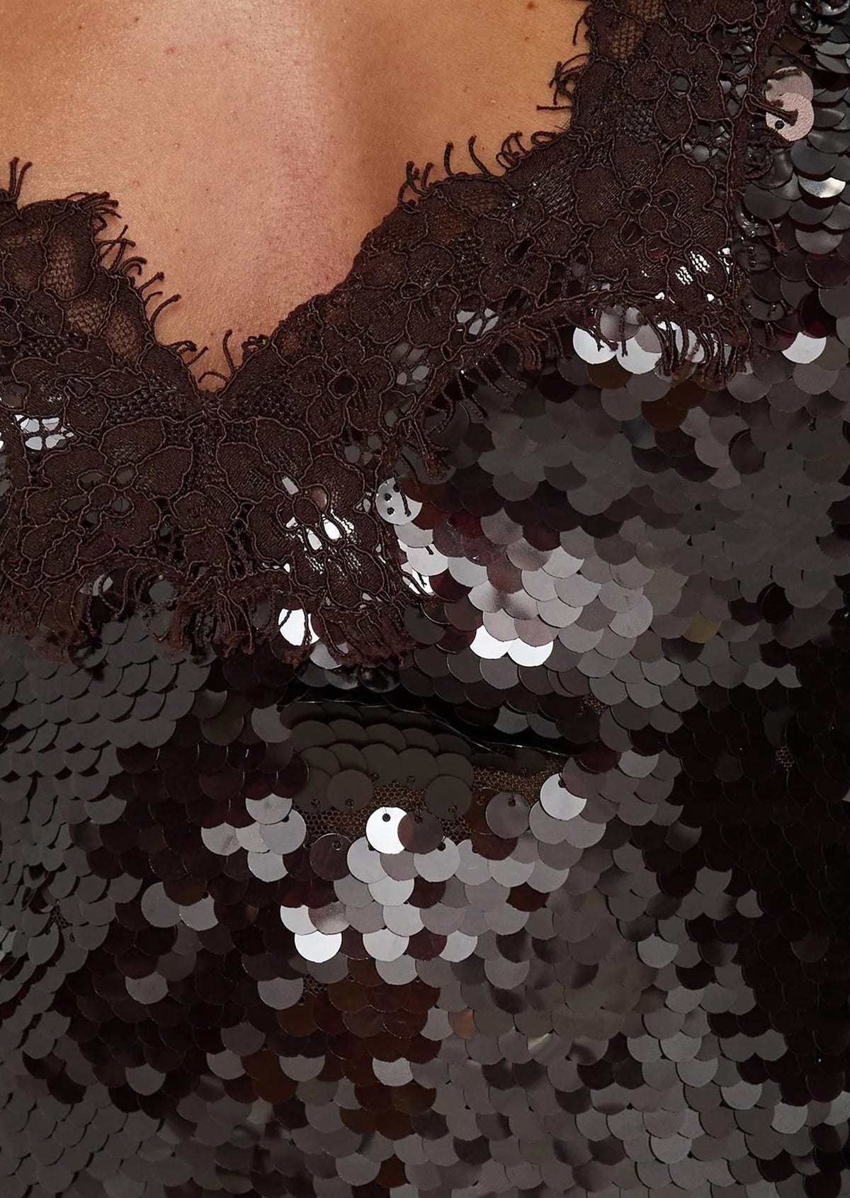 Gabriella Lace  Sequin Mini Dress