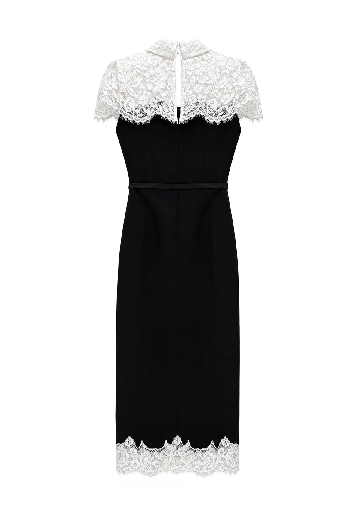 Ululani Lace Short Sleeved Midi Dress