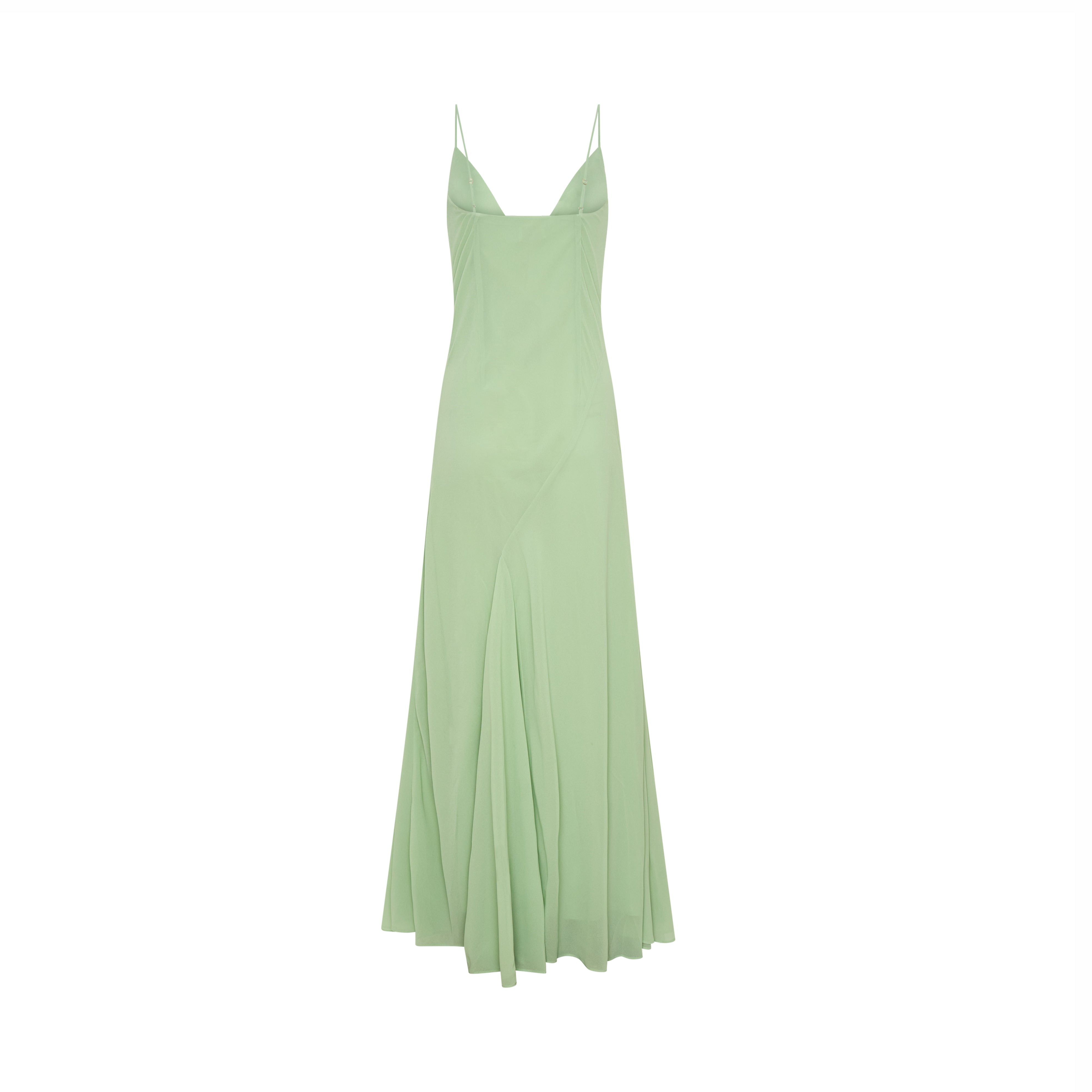 Vilma Chiffon Maxi Dress In Sage