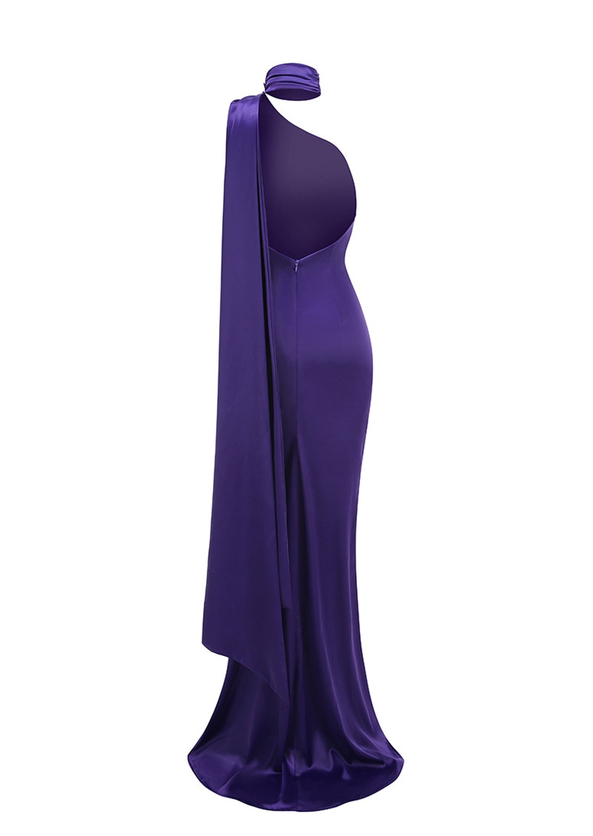 Midikleid in A-Linie mit Blumenmuster und Laternenärmeln