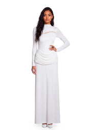 Bedros Jersey Maxi Dress In White