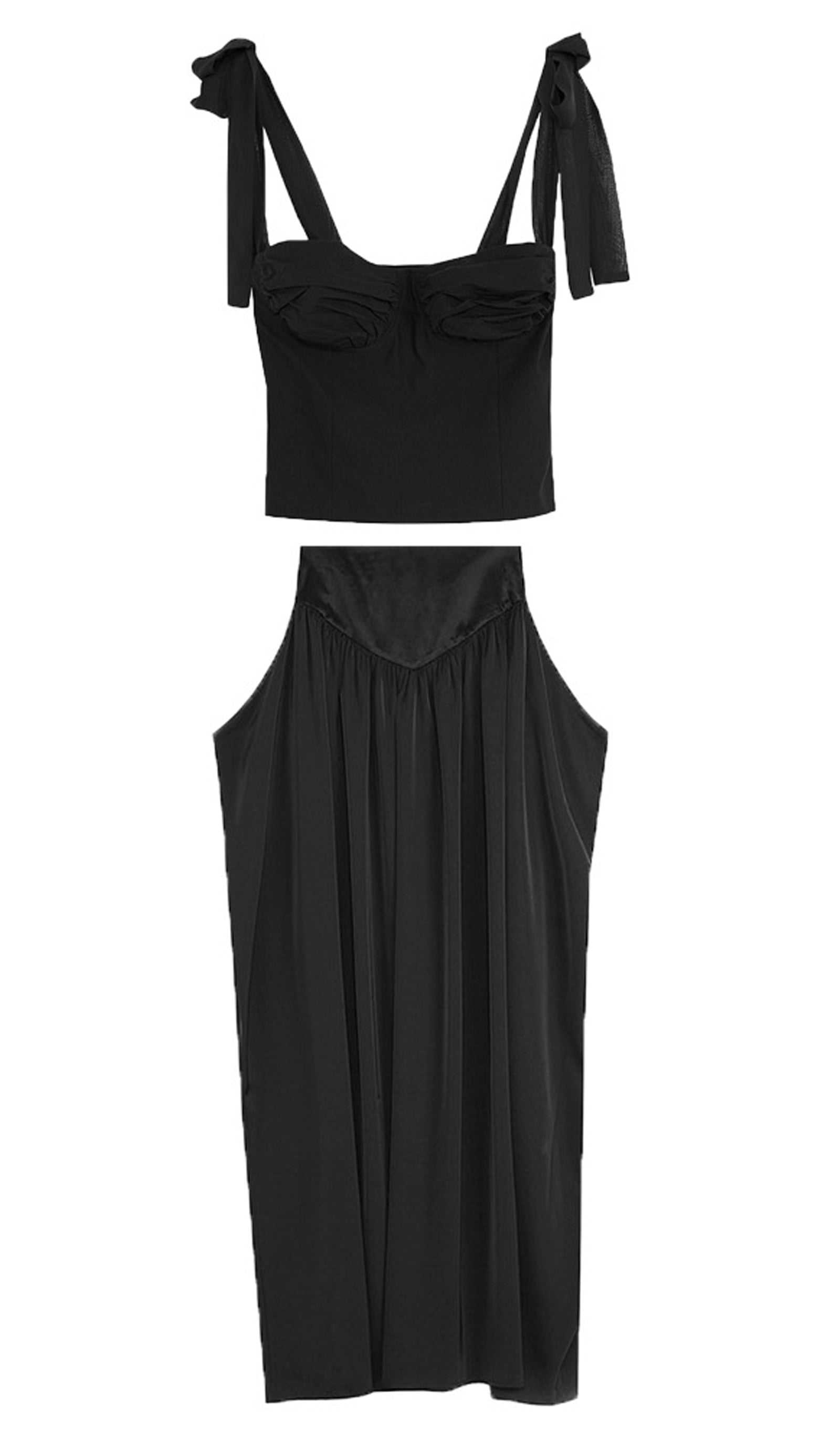 Midikleid in A-Linie mit Blumenmuster und Laternenärmeln
