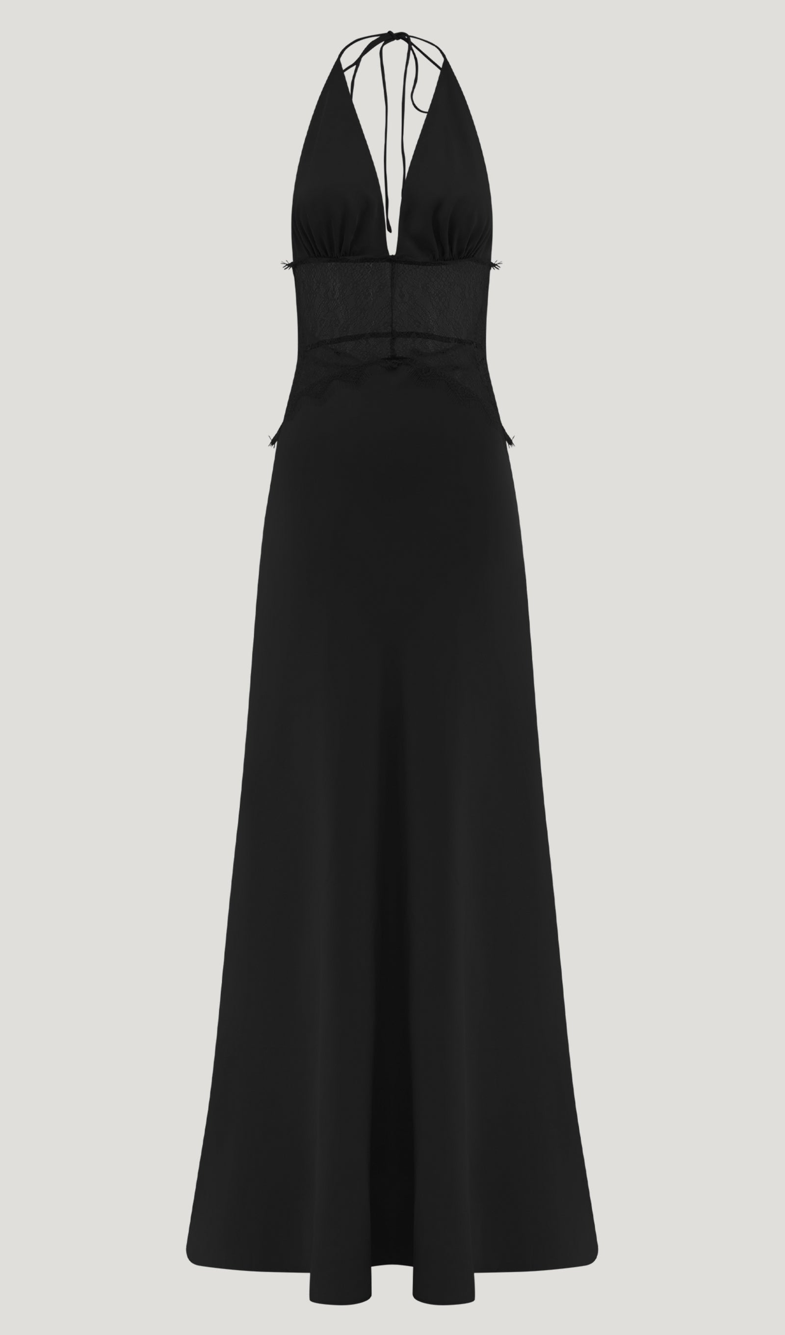 Midikleid in A-Linie mit Blumenmuster und Laternenärmeln