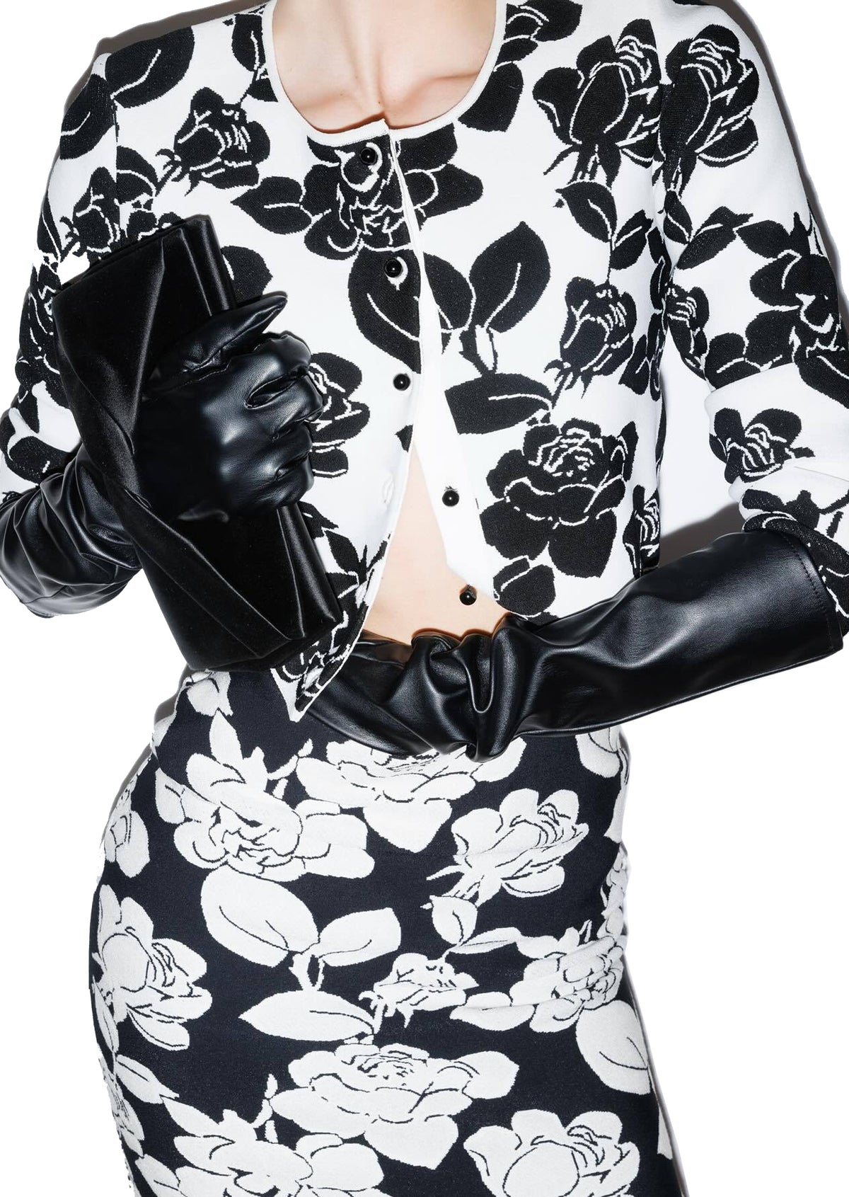 Yahaira Long Sleeved Top & Skirt Printed Knit Set