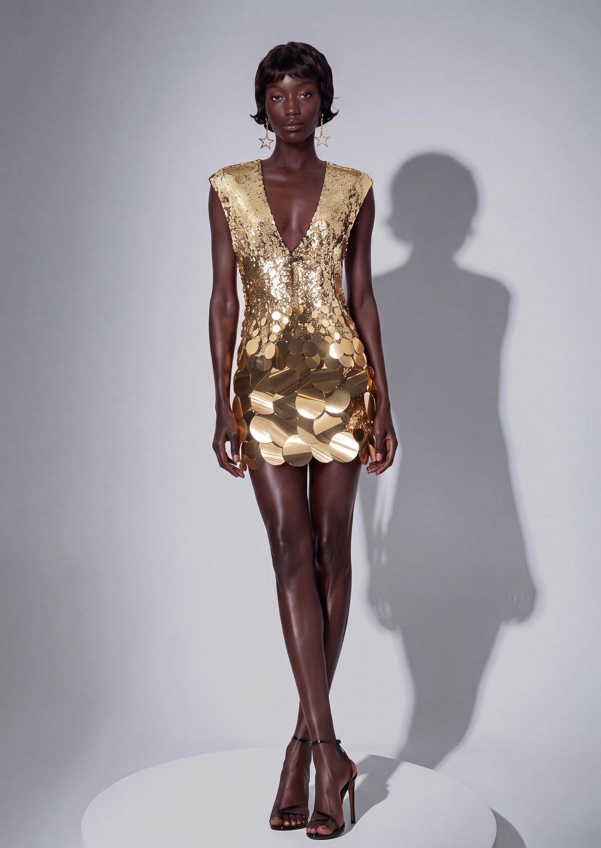 Gable Sleeveless Sequin Mini Dress