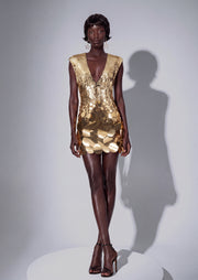 Gable Sleeveless Sequin Mini Dress