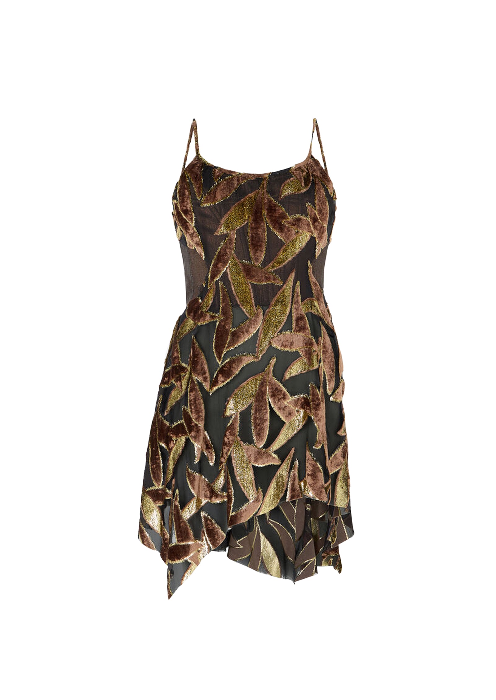 Dagan Sleeveless Velvet Mini Dress