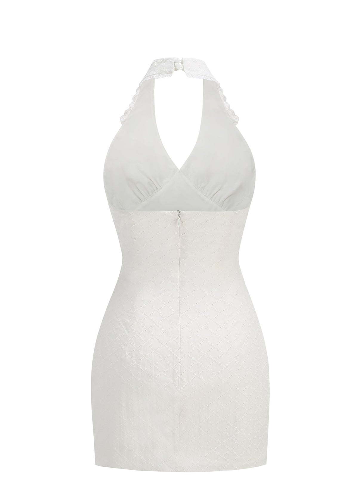Laadan Halter Neck Sleeveless Mini Dress