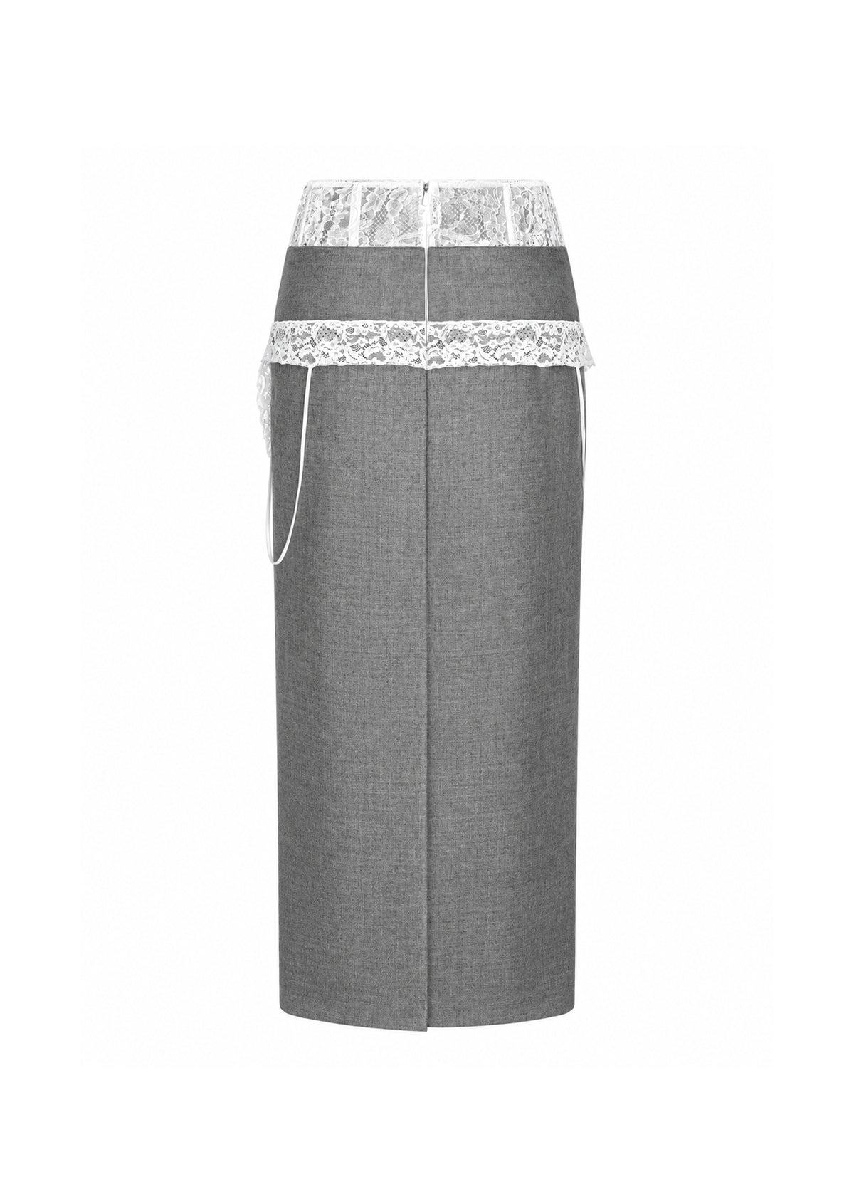 Rabbie Lace Trimmed Midi Skirt