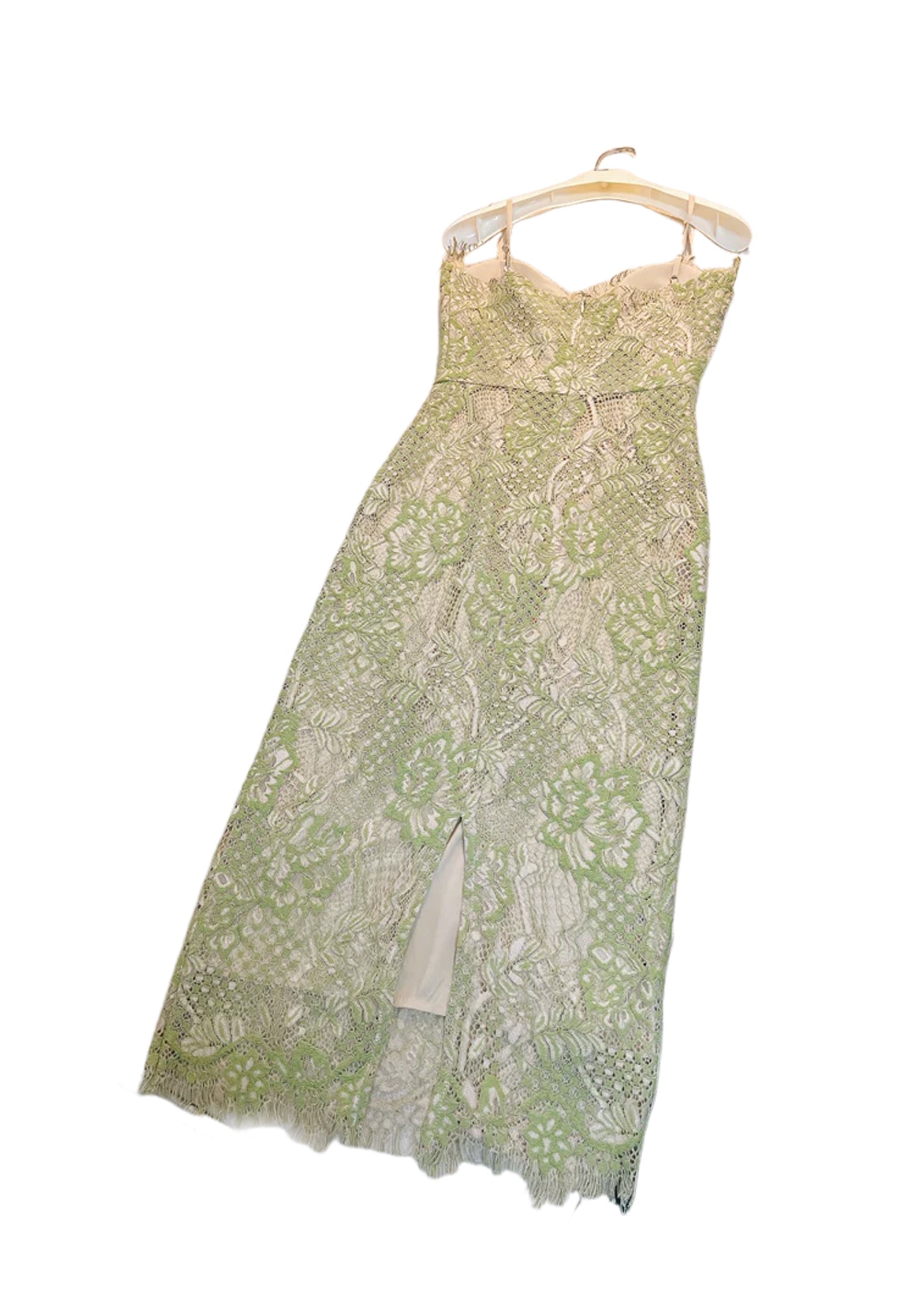 Midikleid in A-Linie mit Blumenmuster und Laternenärmeln